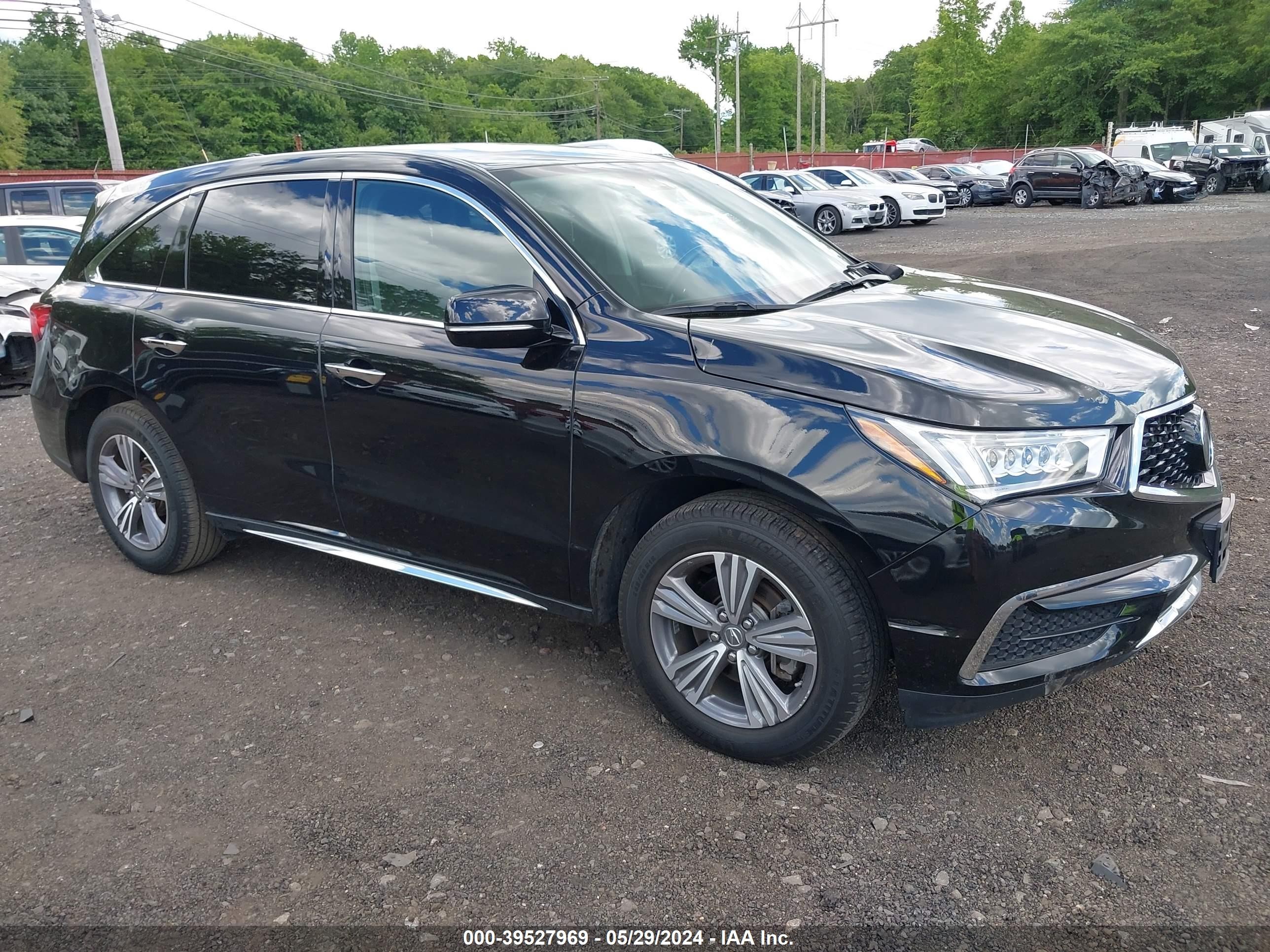 ACURA MDX 2019 5j8yd4h37kl027826