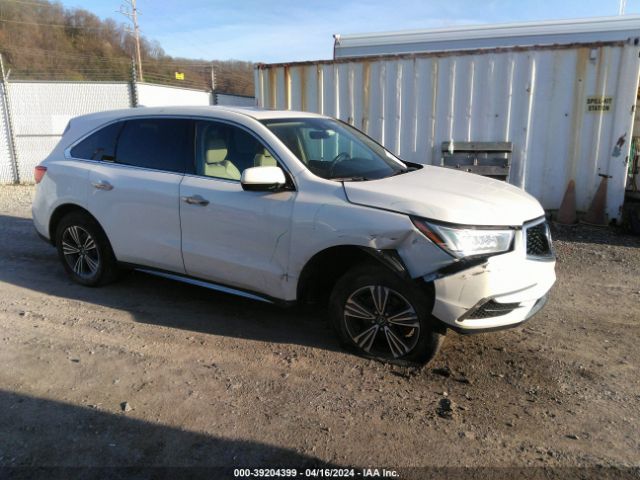 ACURA MDX 2017 5j8yd4h39hl008025