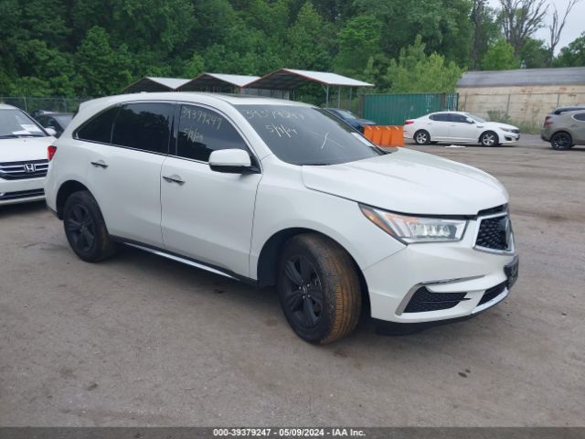 ACURA MDX 2018 5j8yd4h39jl000089