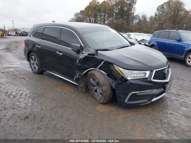 ACURA MDX 2019 5j8yd4h39kl025396