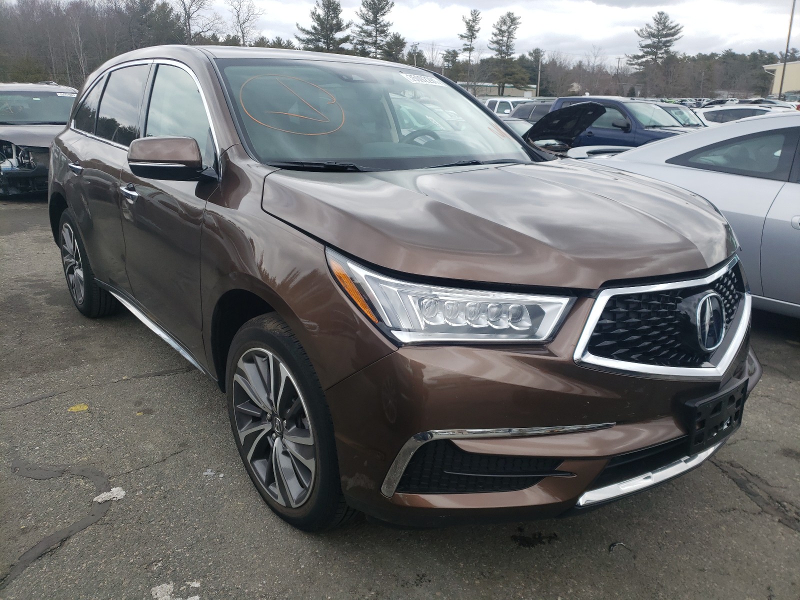 ACURA MDX TECHNO 2019 5j8yd4h52kl021921