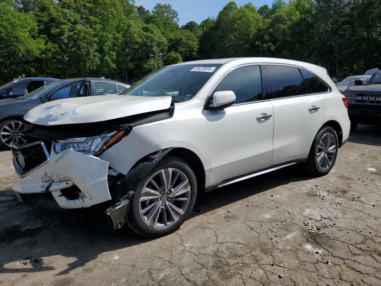 ACURA MDX 2017 5j8yd4h53hl005977