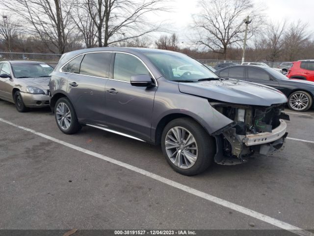 ACURA MDX 2017 5j8yd4h57hl002998