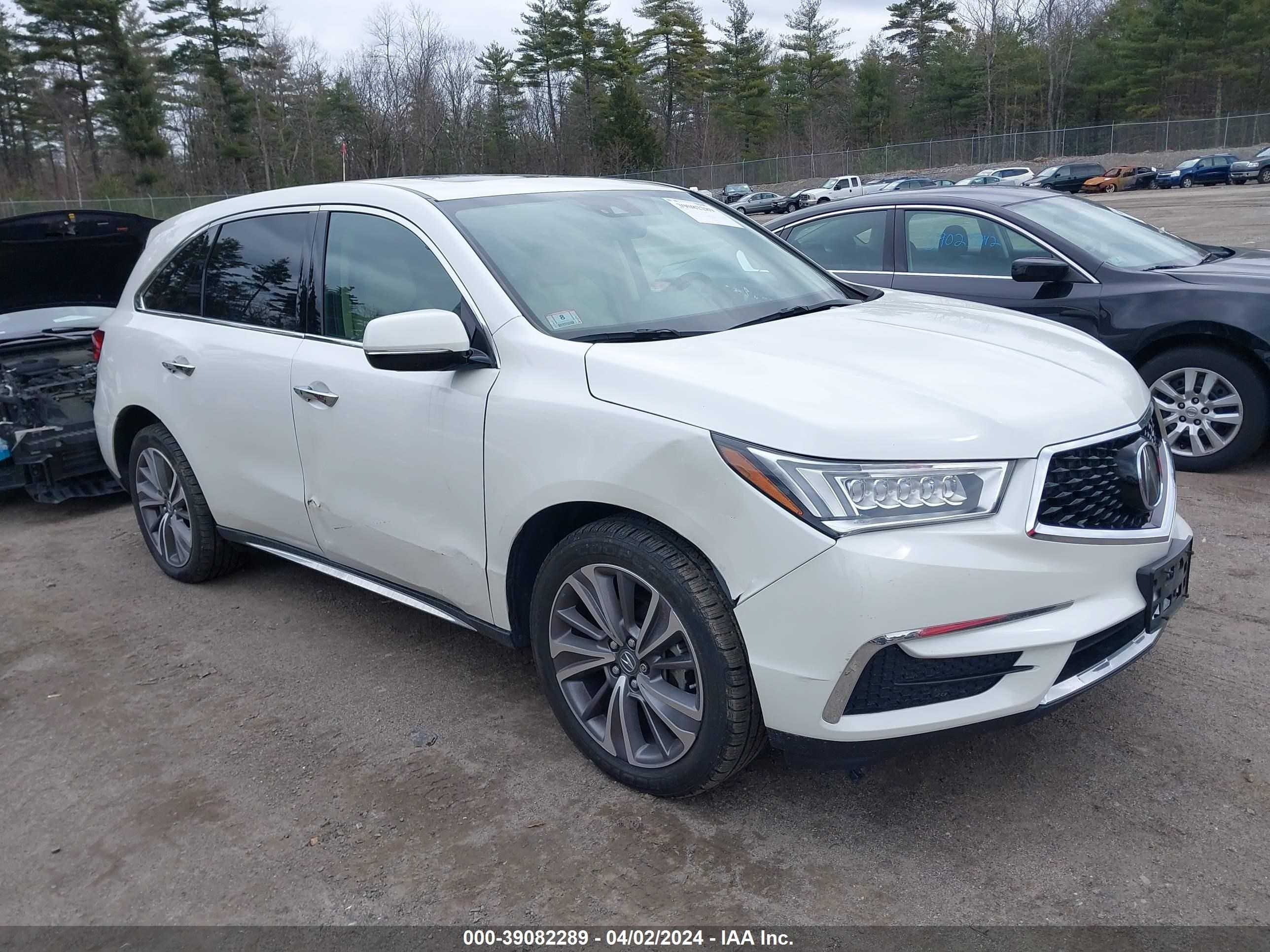 ACURA MDX 2018 5j8yd4h5xjl024144