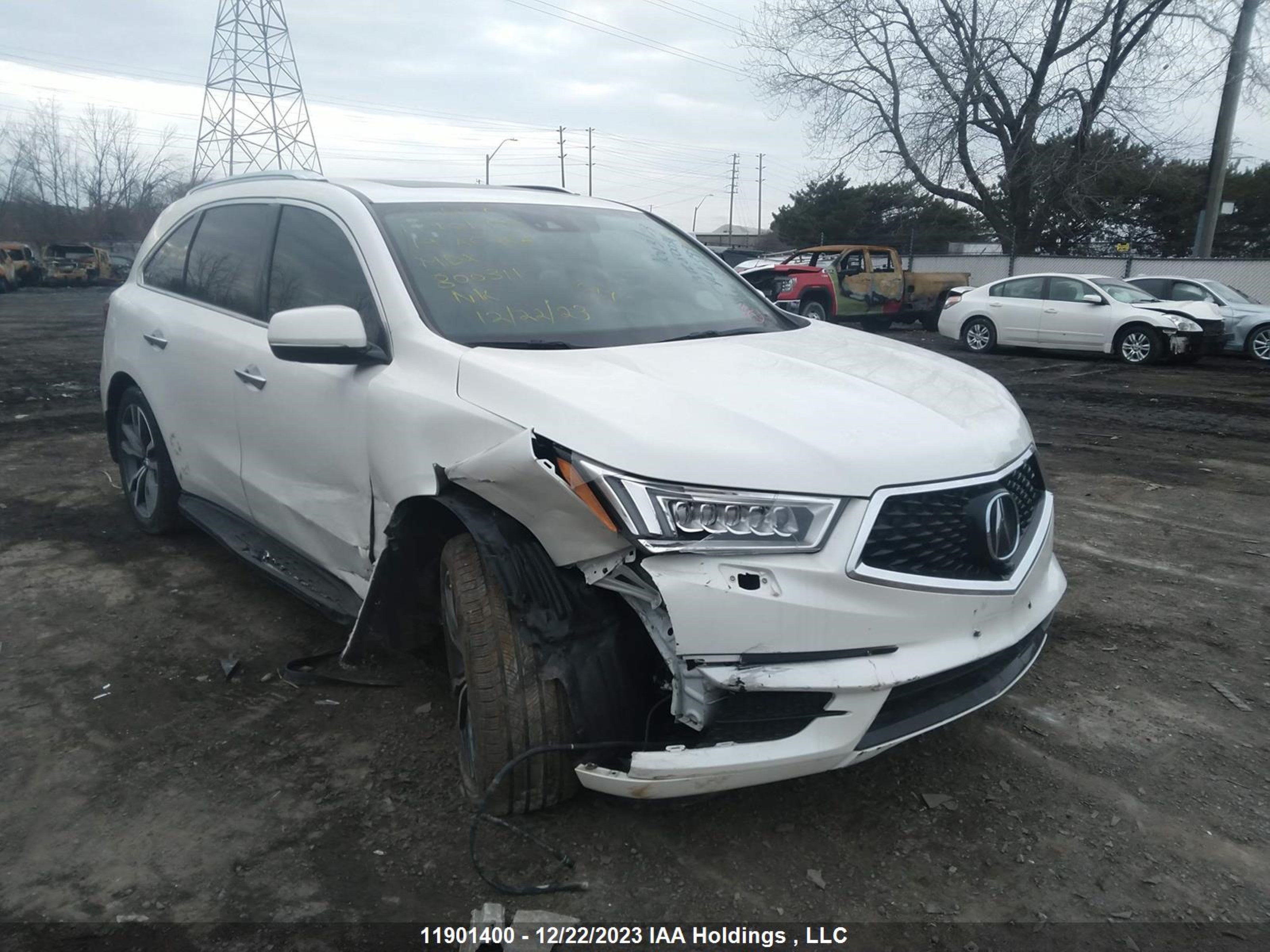 ACURA MDX 2019 5j8yd4h80kl800311