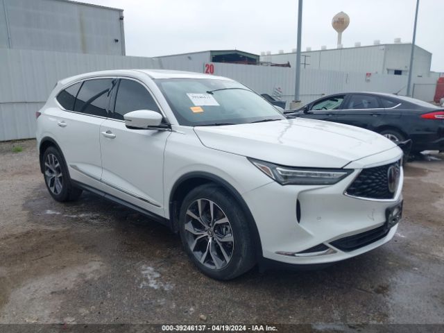 ACURA MDX 2022 5j8yd9h40nl003362