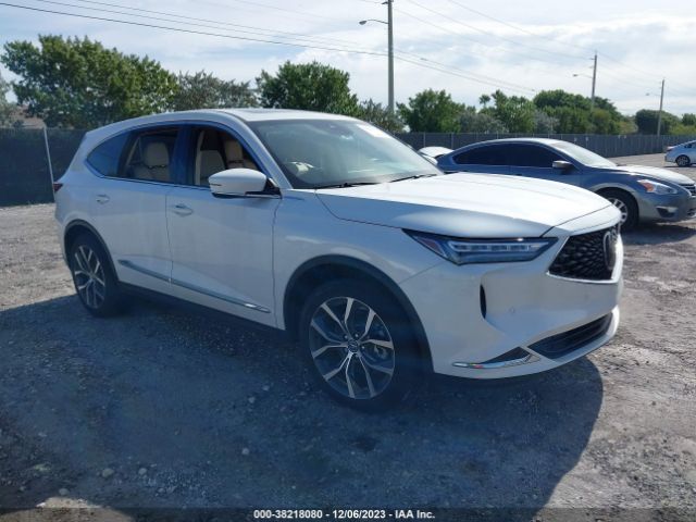 ACURA MDX 2022 5j8yd9h49nl011301