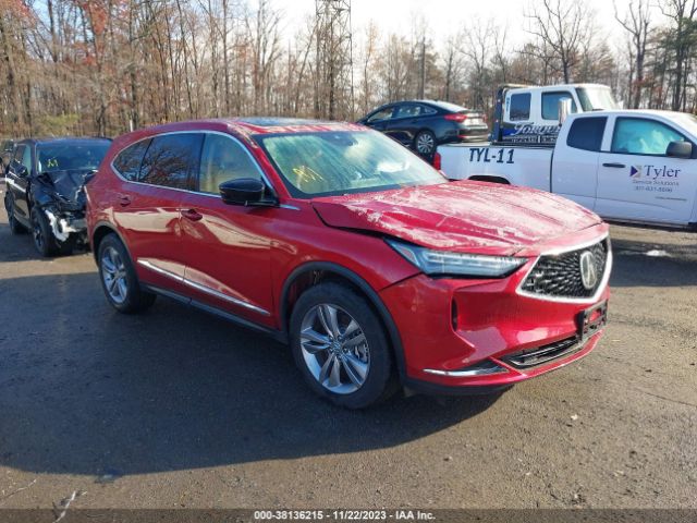 ACURA MDX 2022 5j8ye1h39nl005195