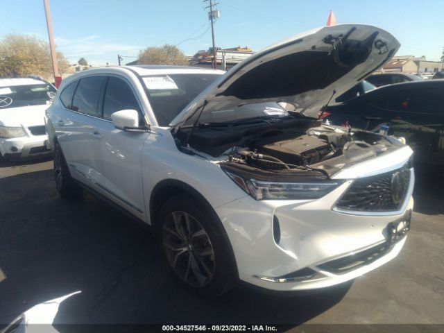 ACURA MDX 2022 5j8ye1h44nl038615