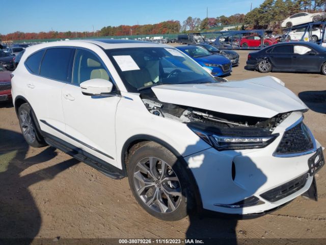 ACURA MDX 2022 5j8ye1h46nl025977