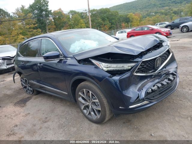 ACURA MDX 2022 5j8ye1h47nl043002