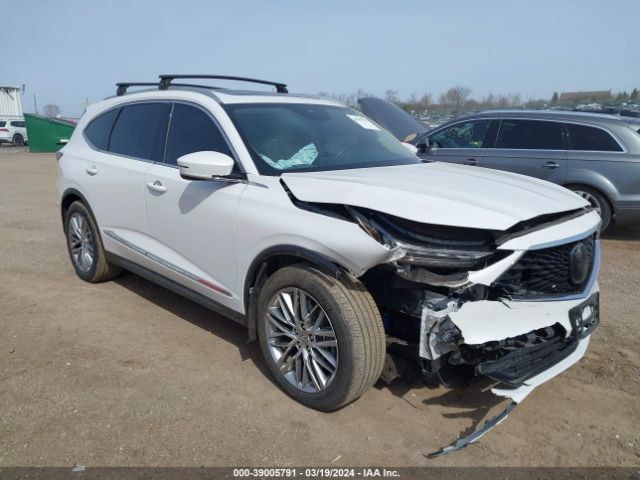 ACURA MDX 2022 5j8ye1h89nl018086