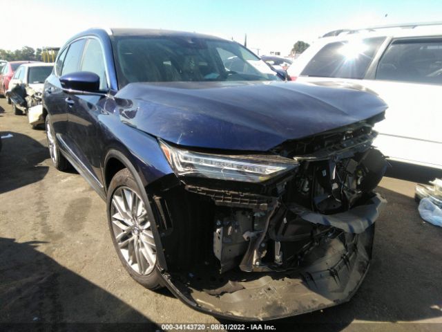 ACURA MDX 2022 5j8ye1h89nl044672