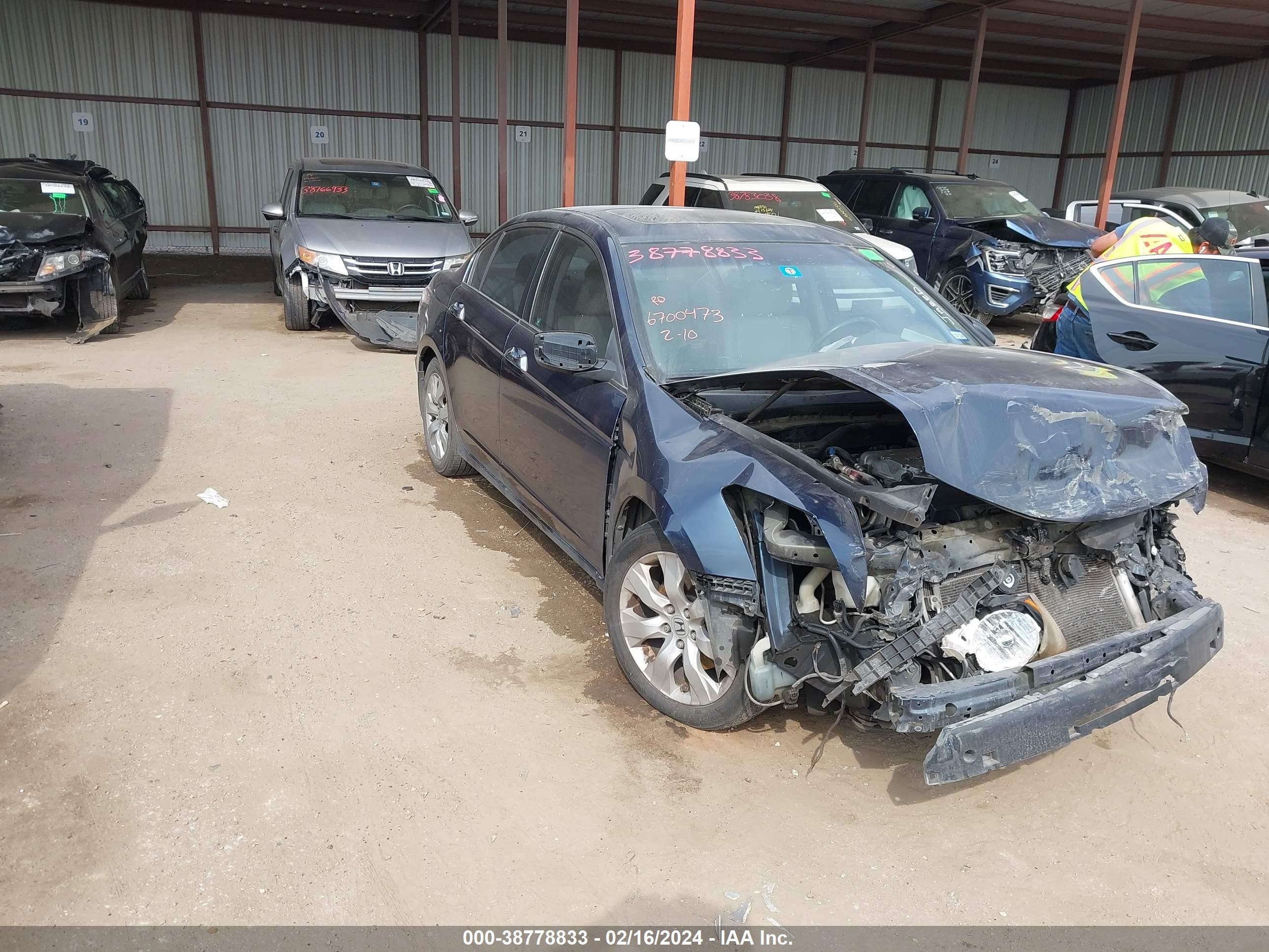 HONDA ACCORD 2010 5kbcp3f84ab008307