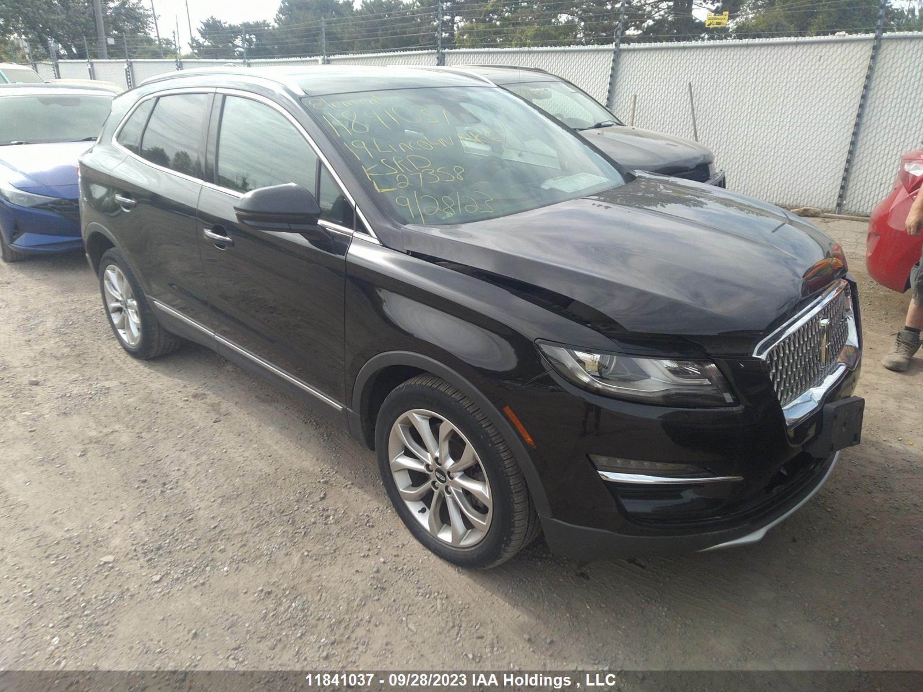 LINCOLN MKC 2019 5lmcj2d96kul27358