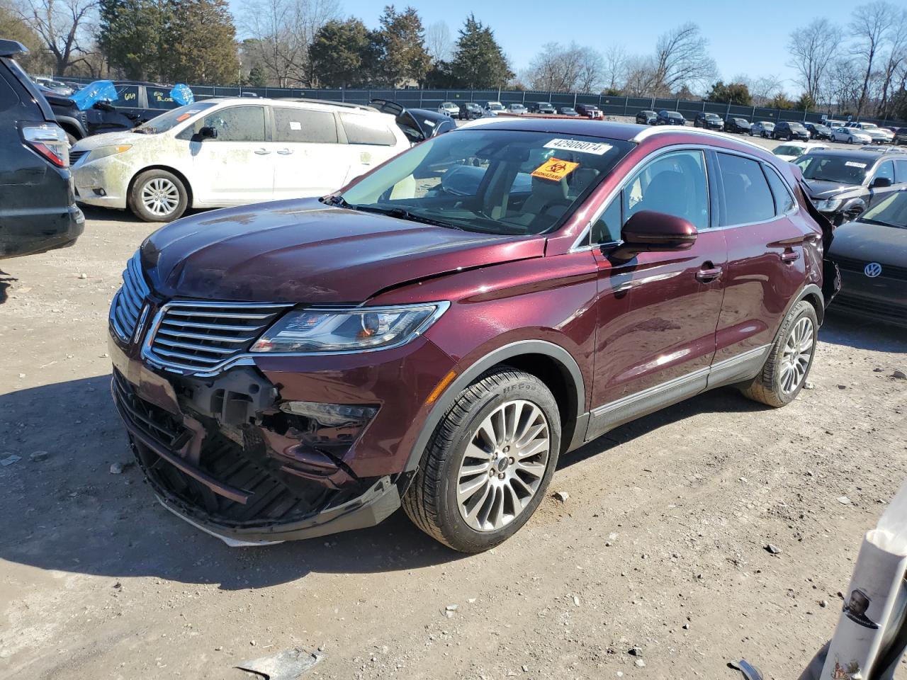 LINCOLN MKC 2017 5lmcj3d95hul14602