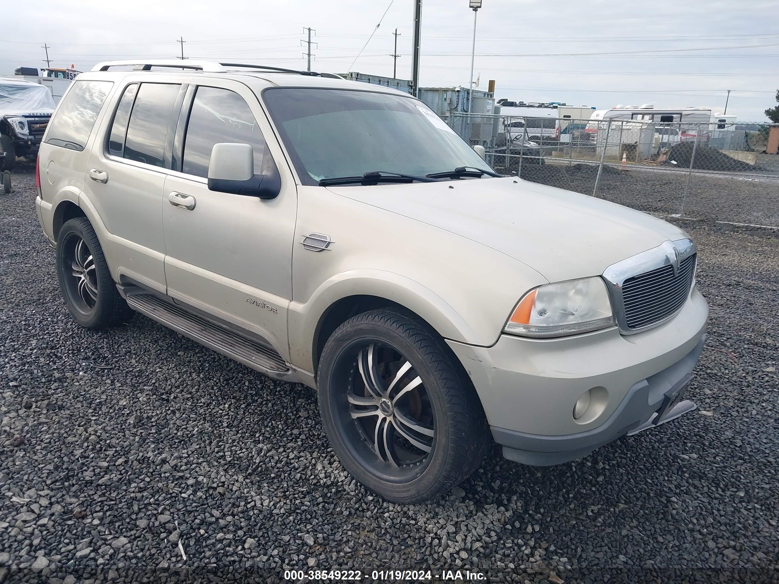 LINCOLN AVIATOR 2003 5lmeu68h03zj32384