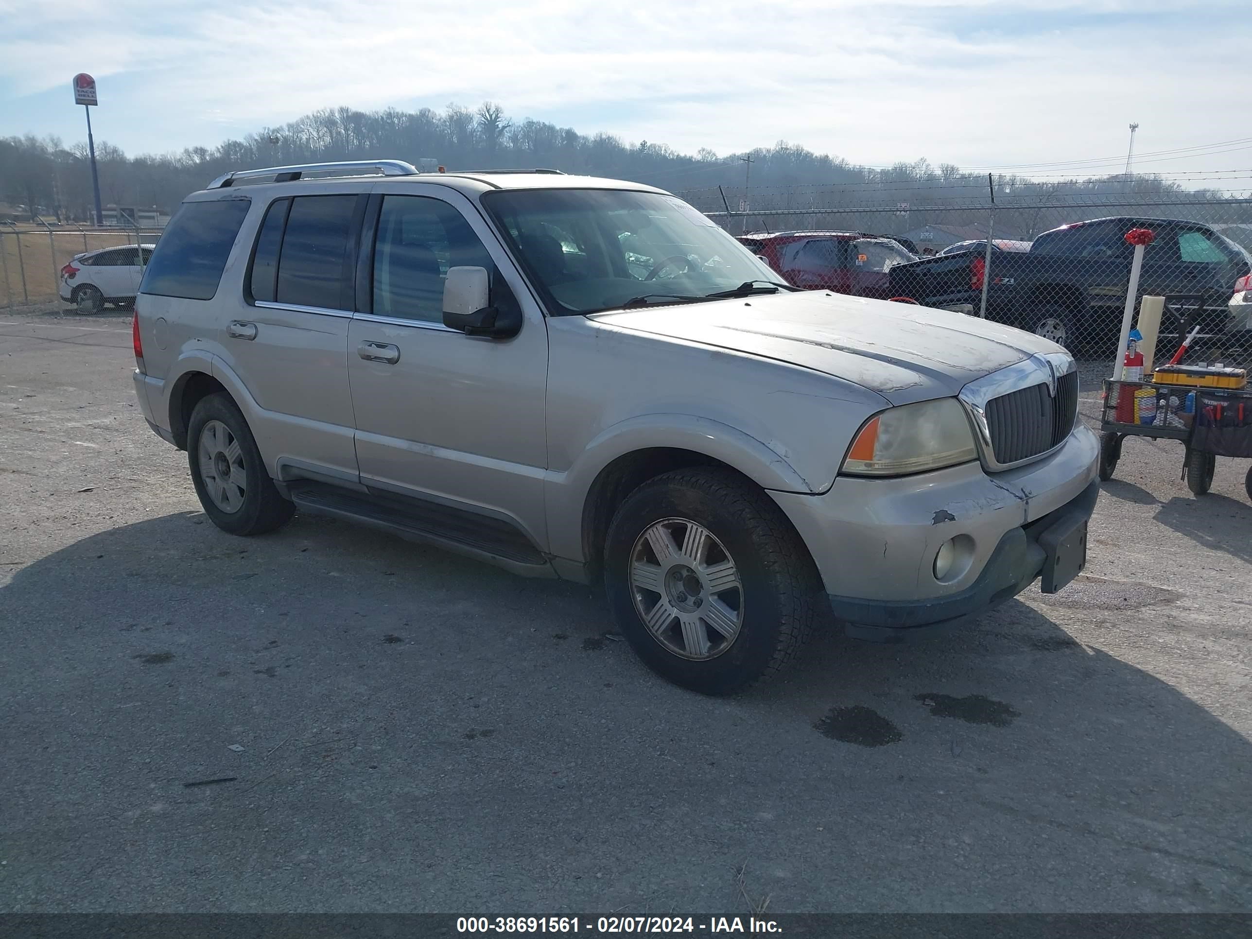 LINCOLN AVIATOR 2004 5lmeu68h14zj14171