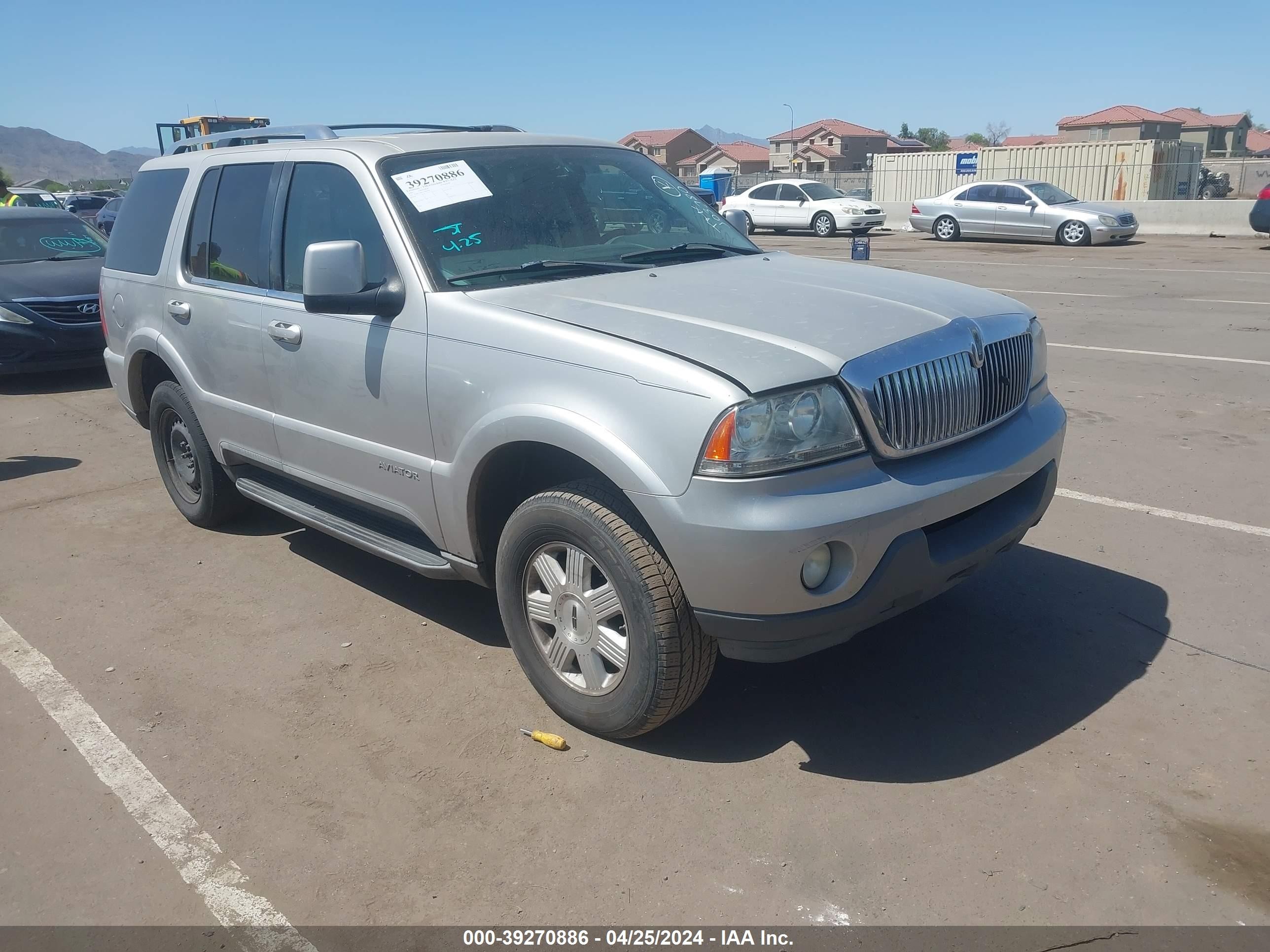 LINCOLN AVIATOR 2005 5lmeu68h25zj03780