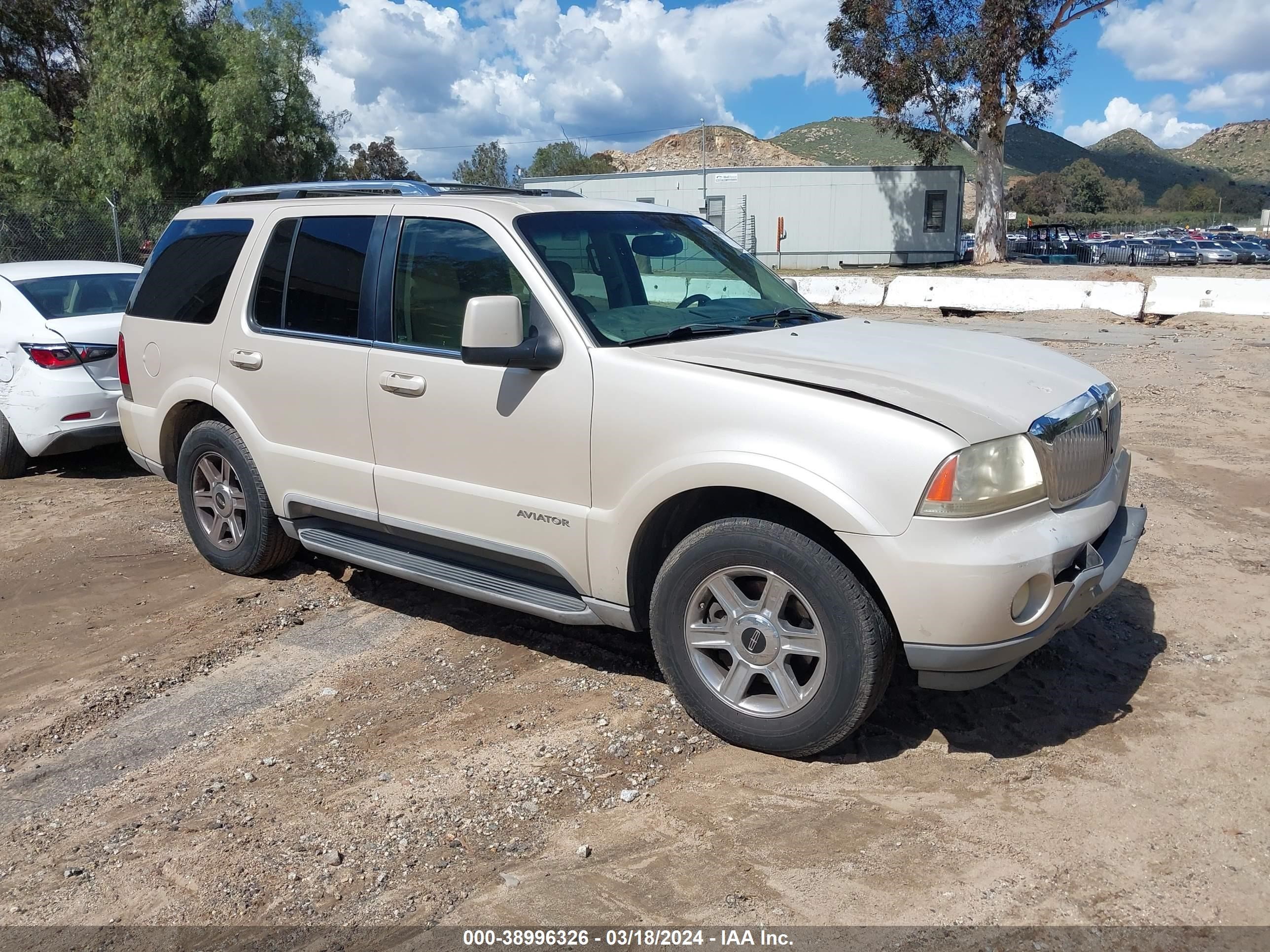 LINCOLN AVIATOR 2005 5lmeu68h65zj00445