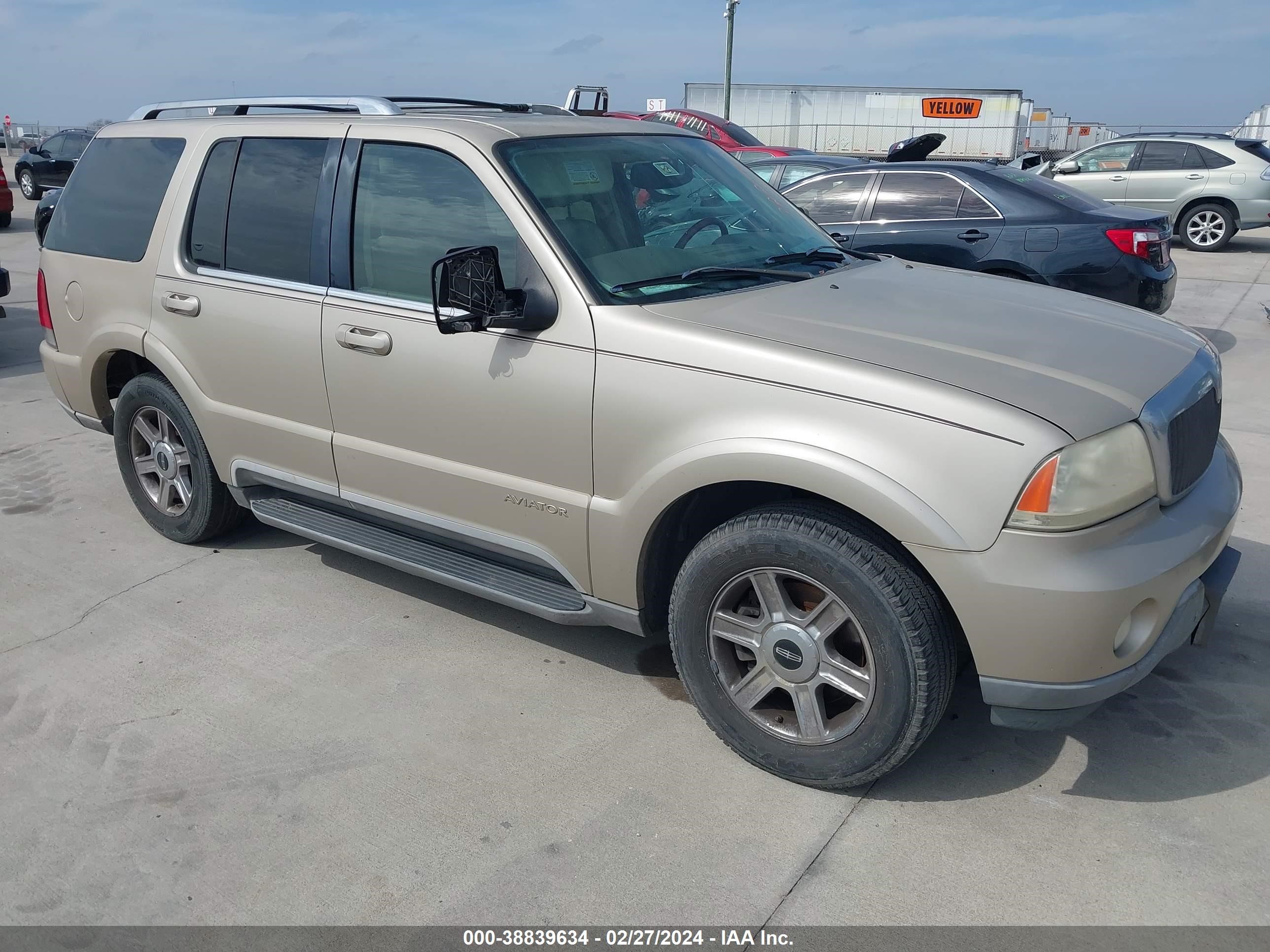 LINCOLN AVIATOR 2004 5lmeu68h84zj38757