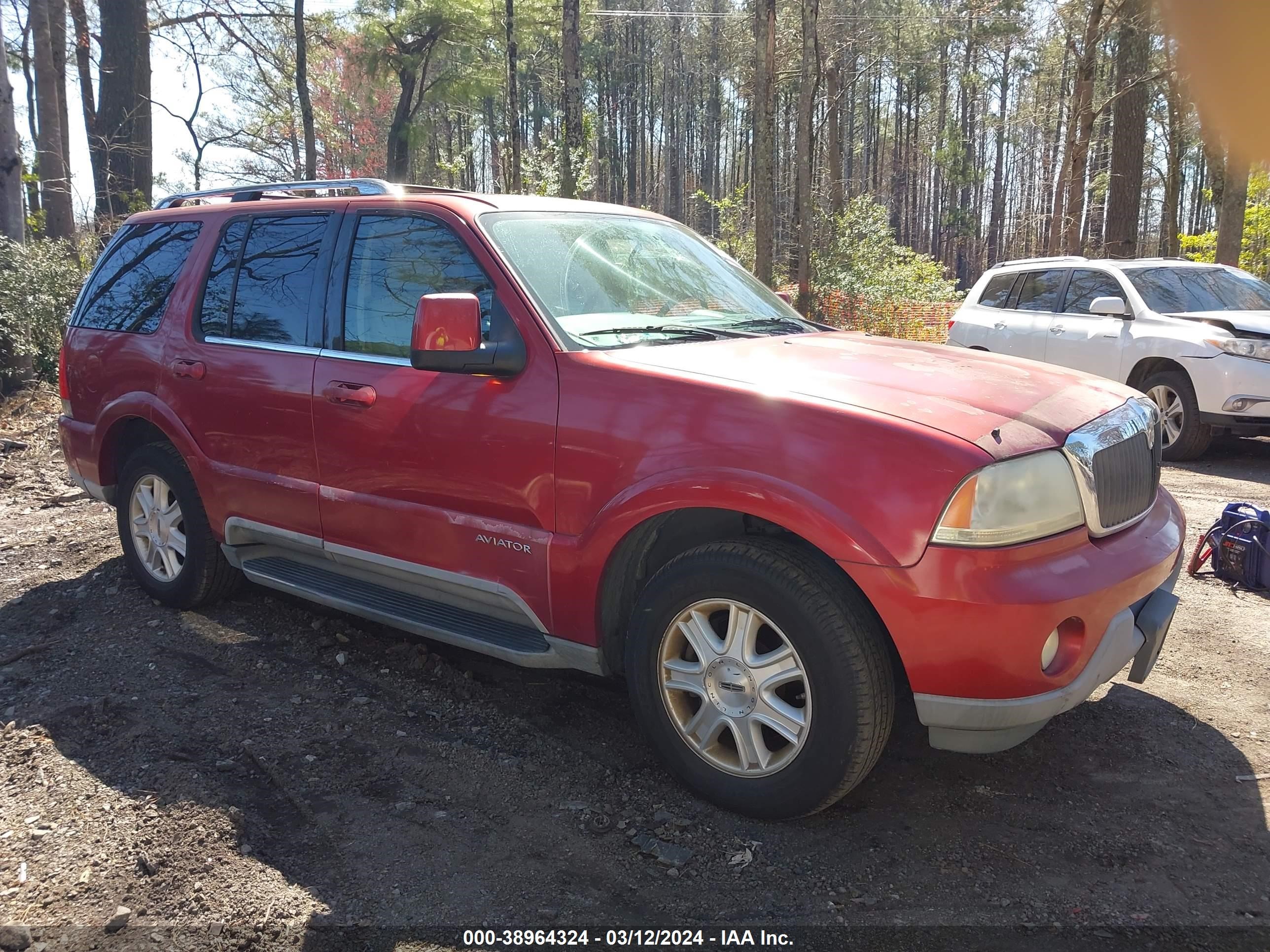 LINCOLN AVIATOR 2004 5lmeu68hx4zj37349