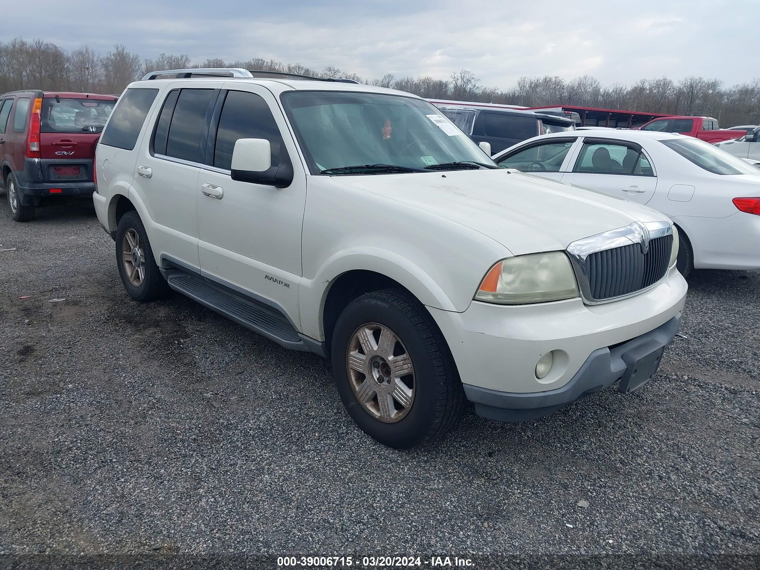 LINCOLN AVIATOR 2003 5lmeu78h03zj47988