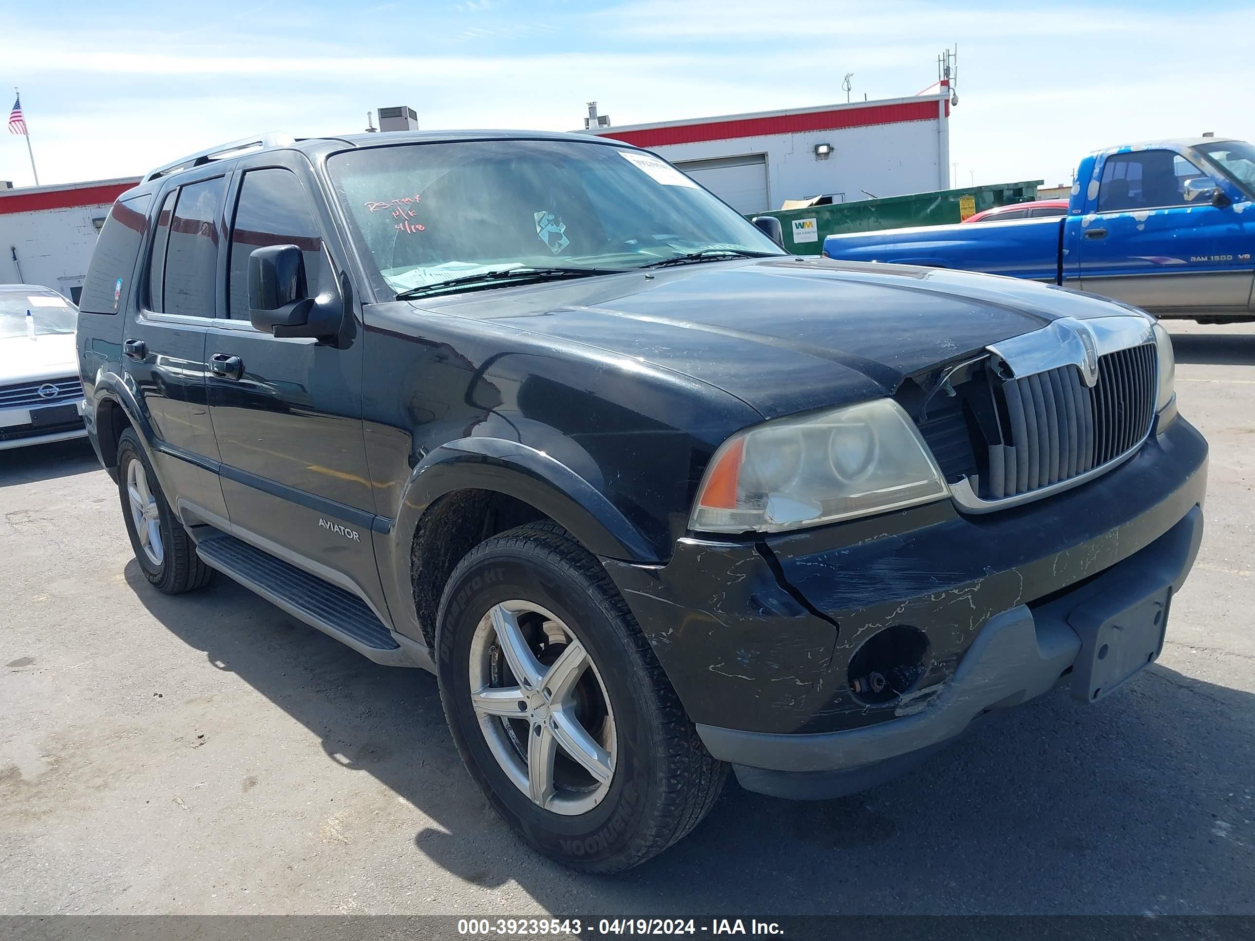 LINCOLN AVIATOR 2004 5lmeu88h14zj17633