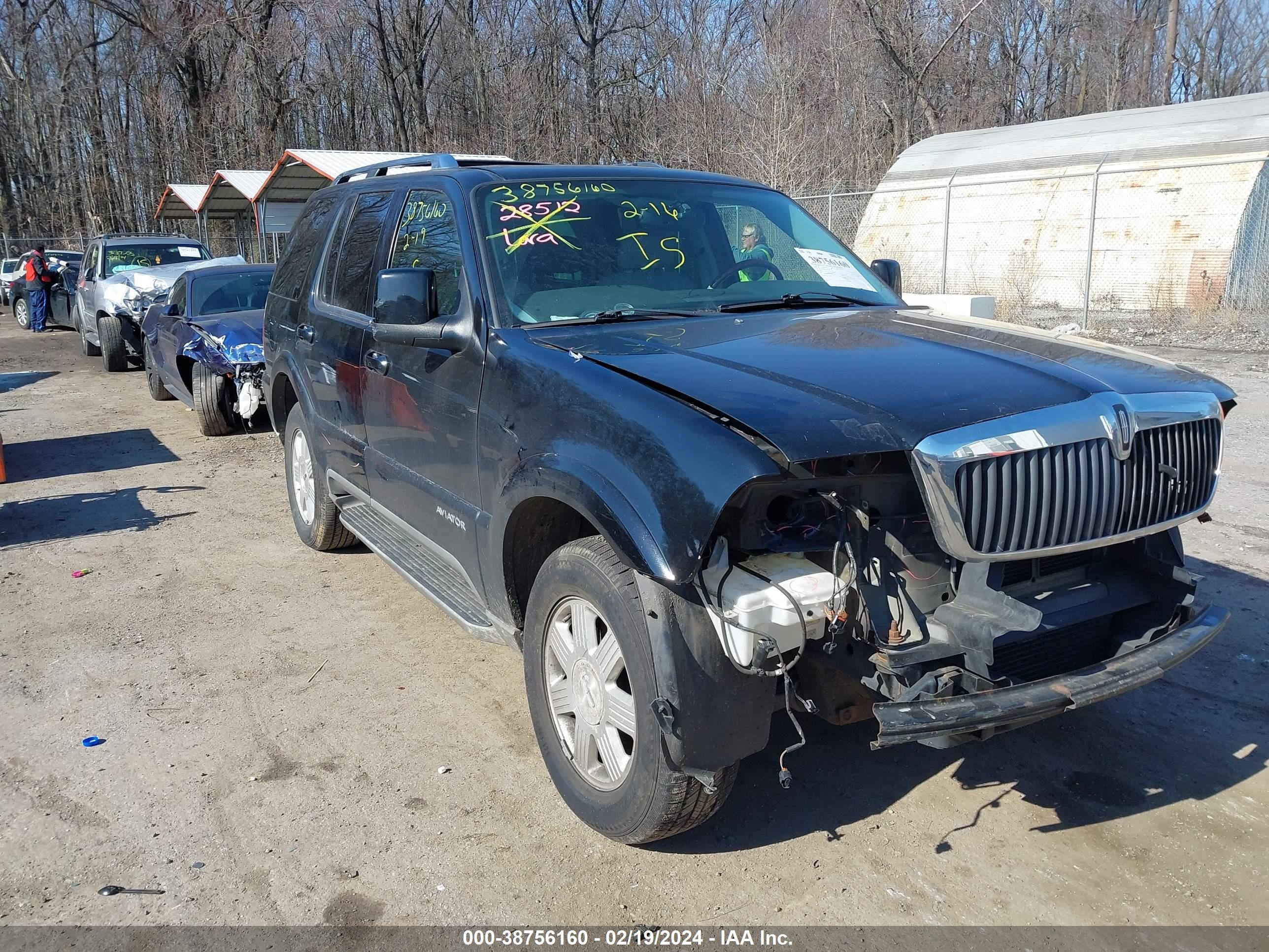 LINCOLN AVIATOR 2004 5lmeu88h54zj31776