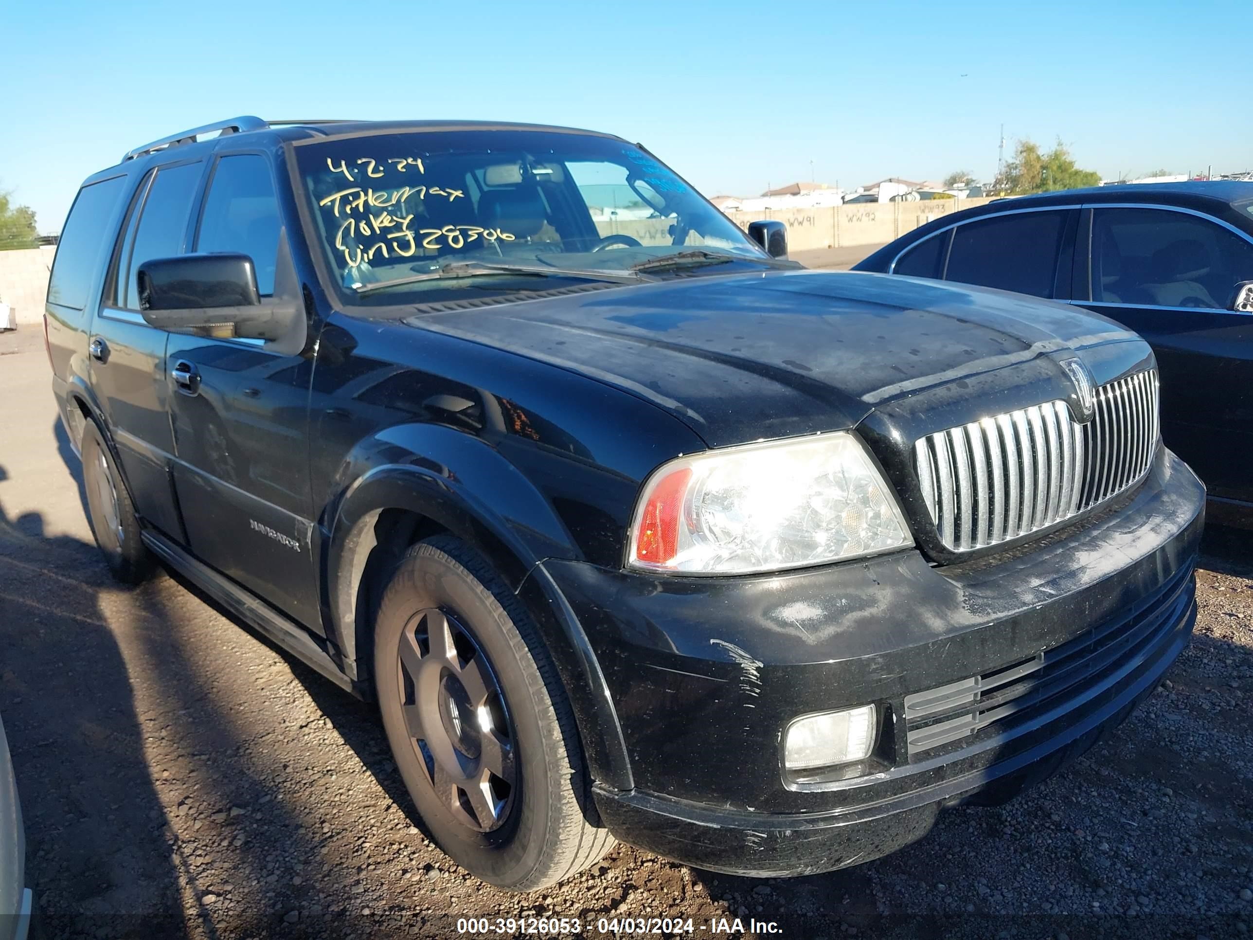 LINCOLN NAVIGATOR 2006 5lmfu275x6lj28306