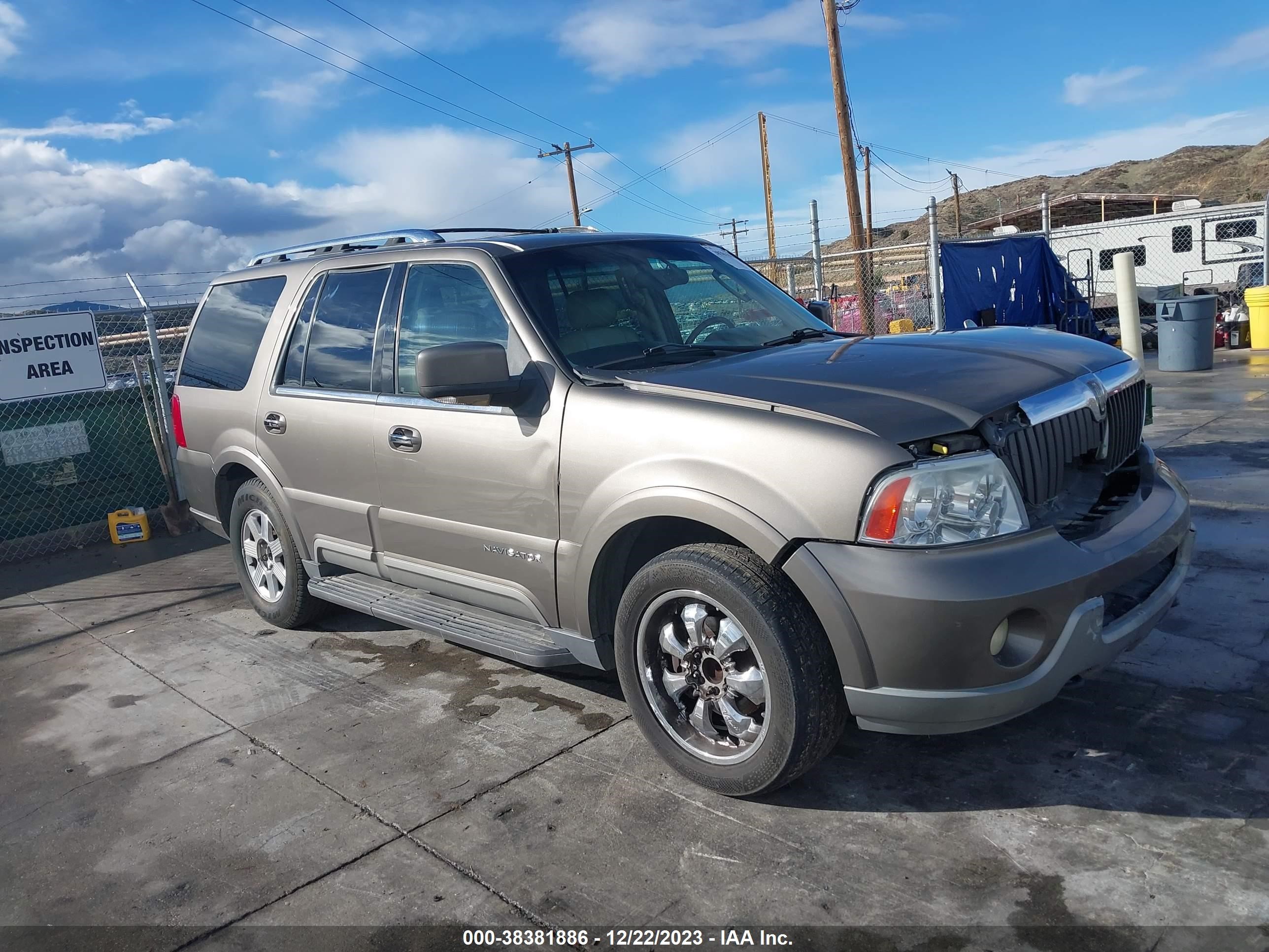 LINCOLN NAVIGATOR 2003 5lmfu27r53lj01576