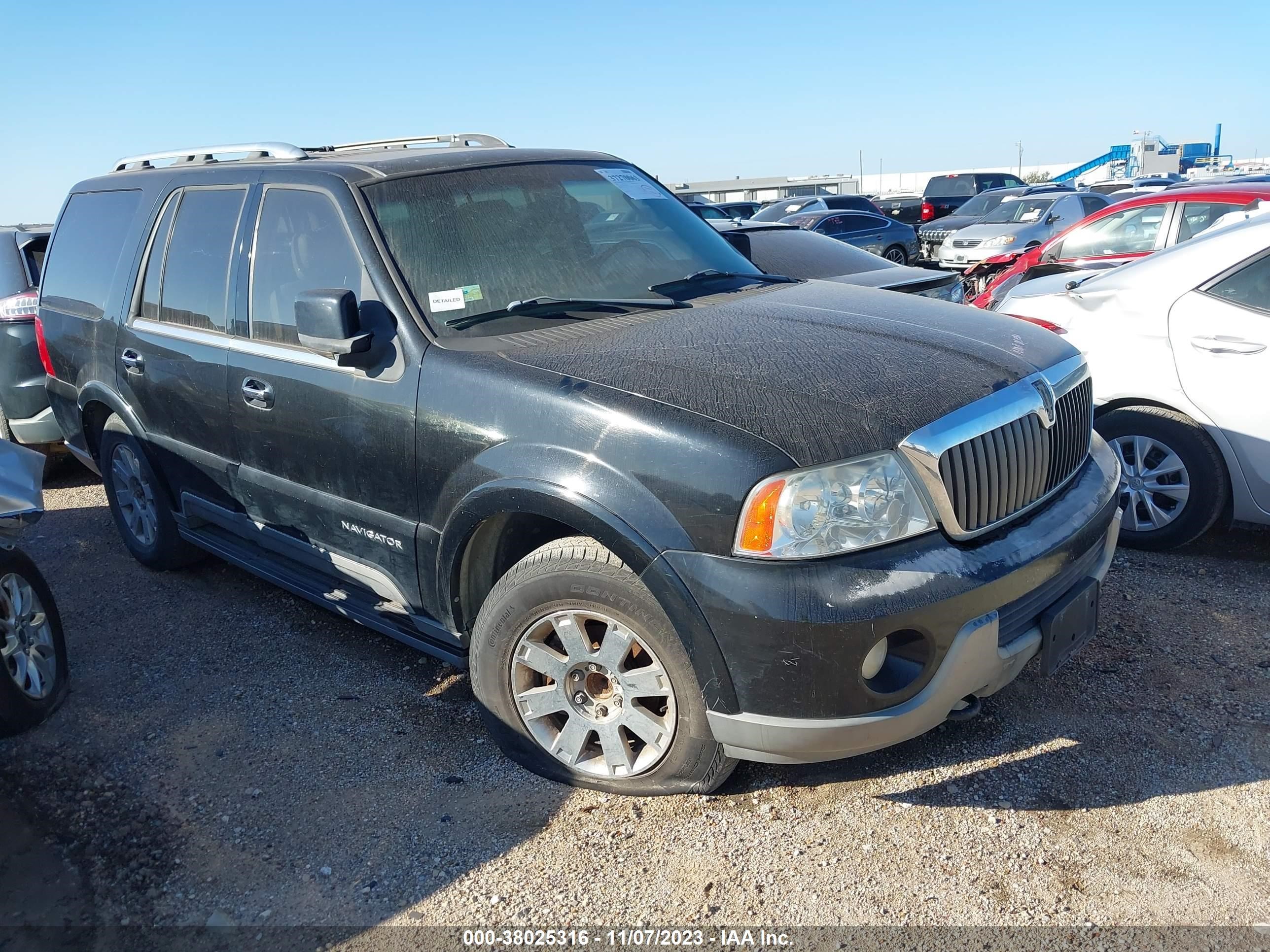 LINCOLN NAVIGATOR 2003 5lmfu27r73lj28858