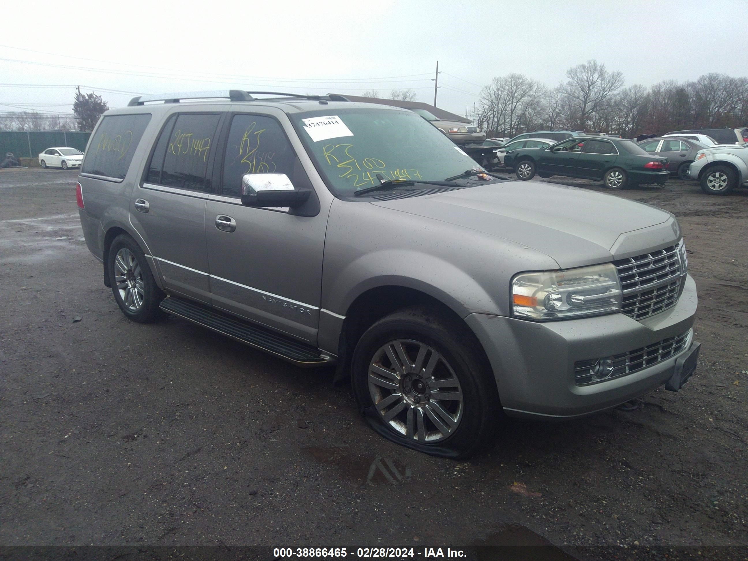 LINCOLN NAVIGATOR 2008 5lmfu28518lj21181