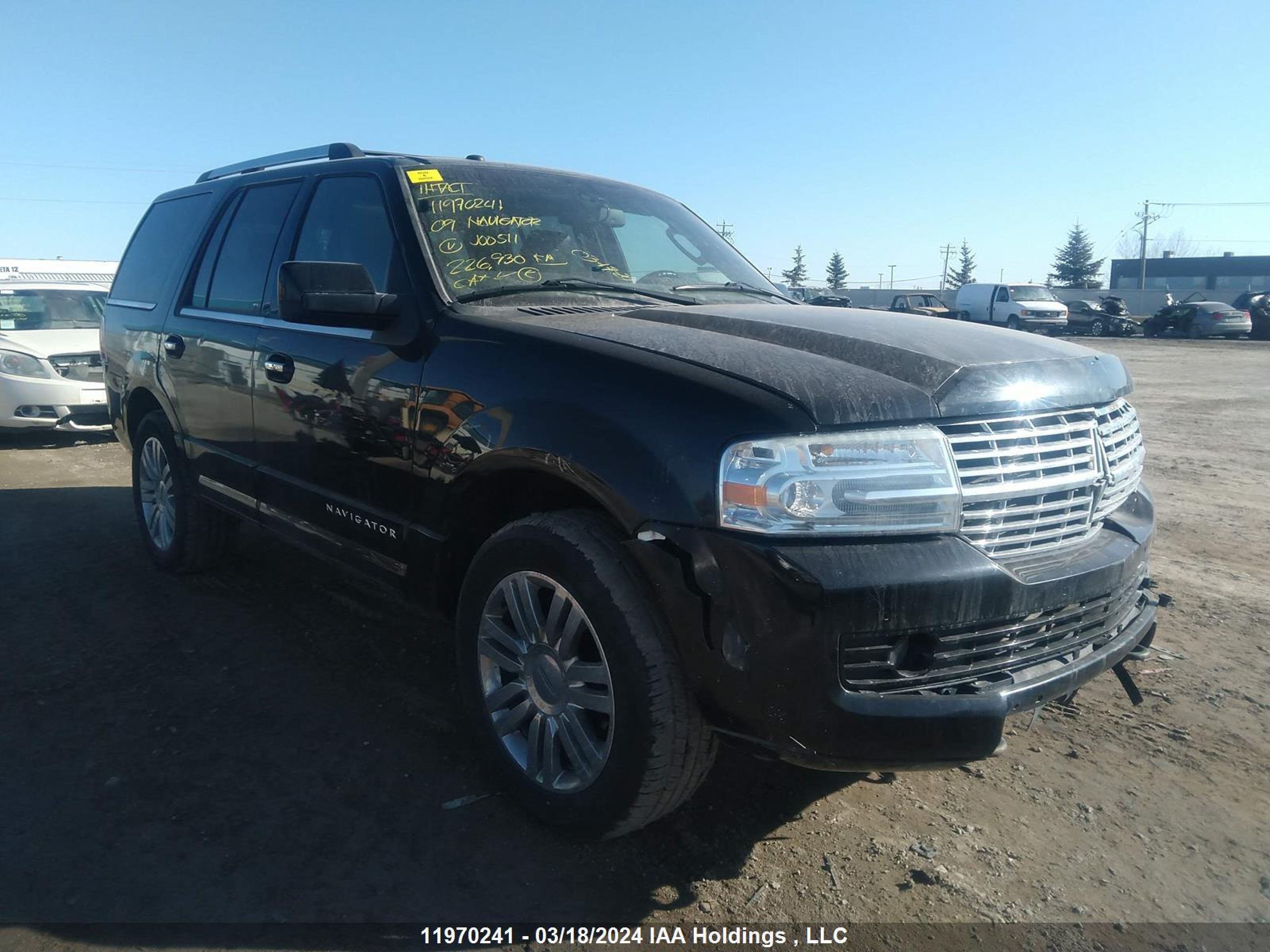 LINCOLN NAVIGATOR 2009 5lmfu28549ej00511