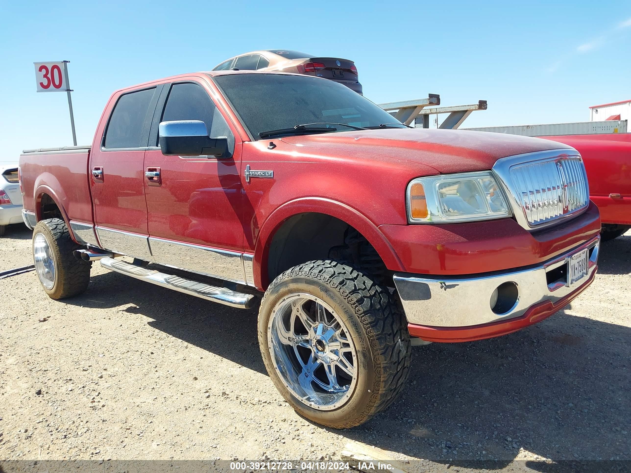 LINCOLN MARK LT 2007 5ltpw16527fj02927