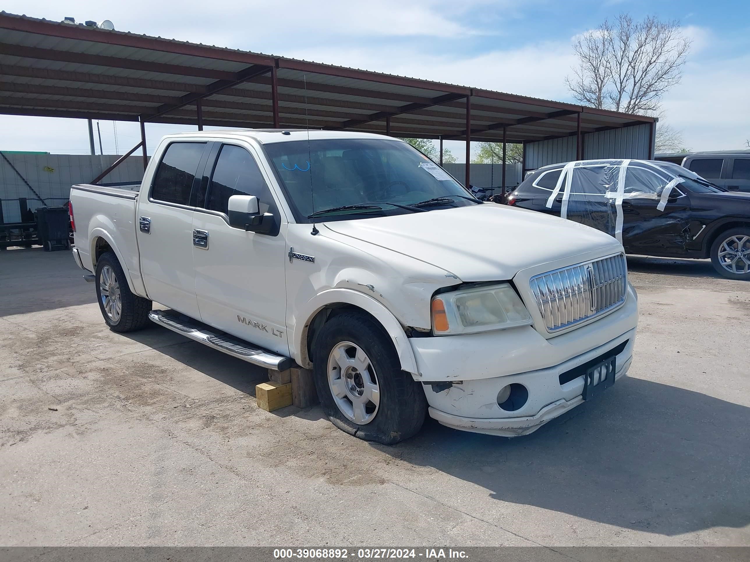 LINCOLN MARK LT 2007 5ltpw16597fj04822