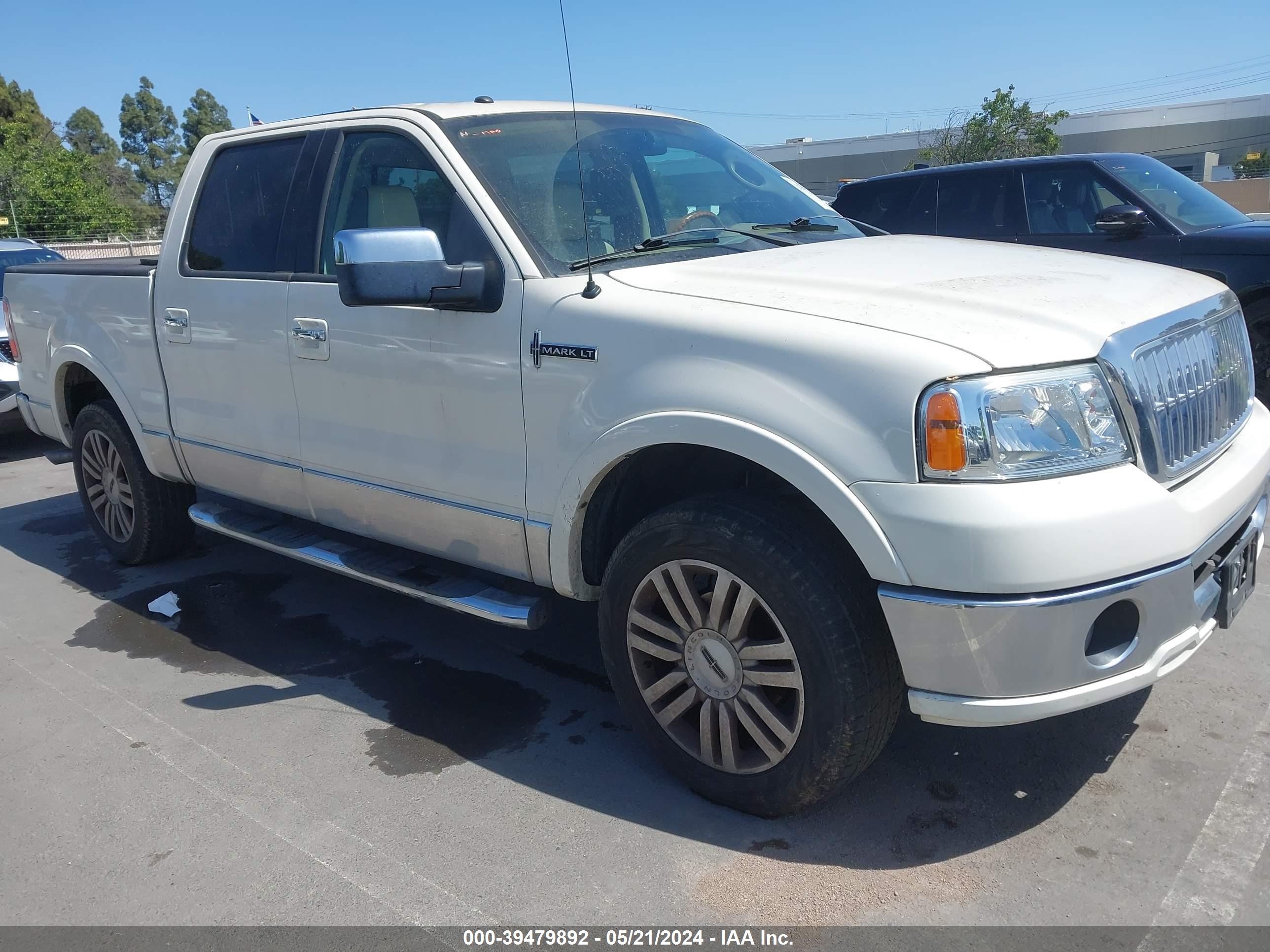 LINCOLN MARK LT 2007 5ltpw18527fj08272