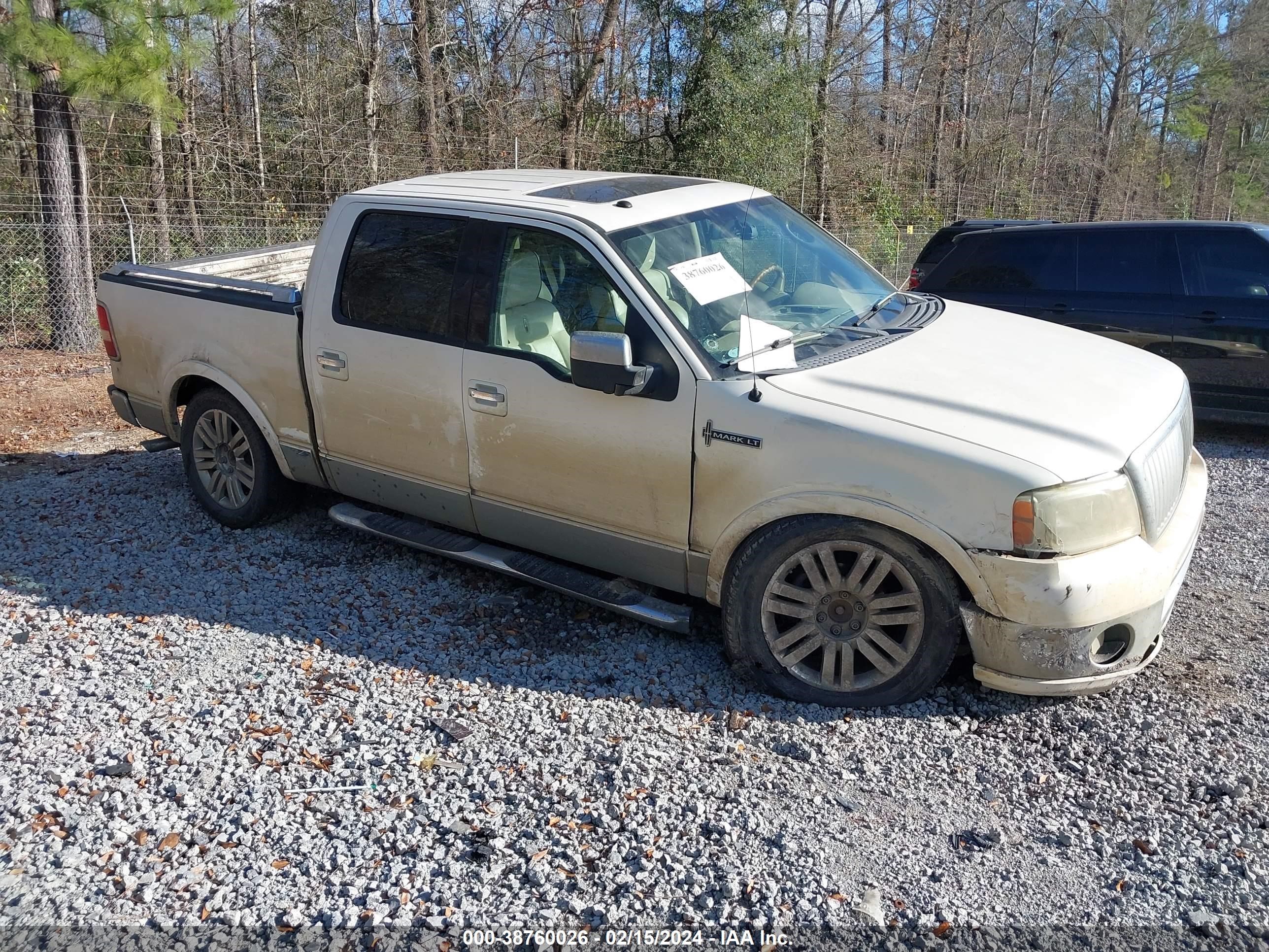 LINCOLN MARK LT 2007 5ltpw18577fj05478