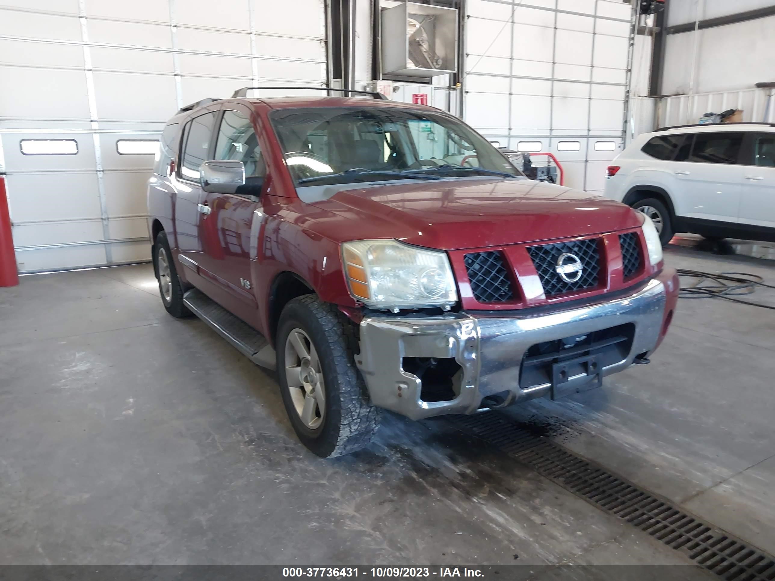 NISSAN ARMADA 2006 5n1aa08b06n740713