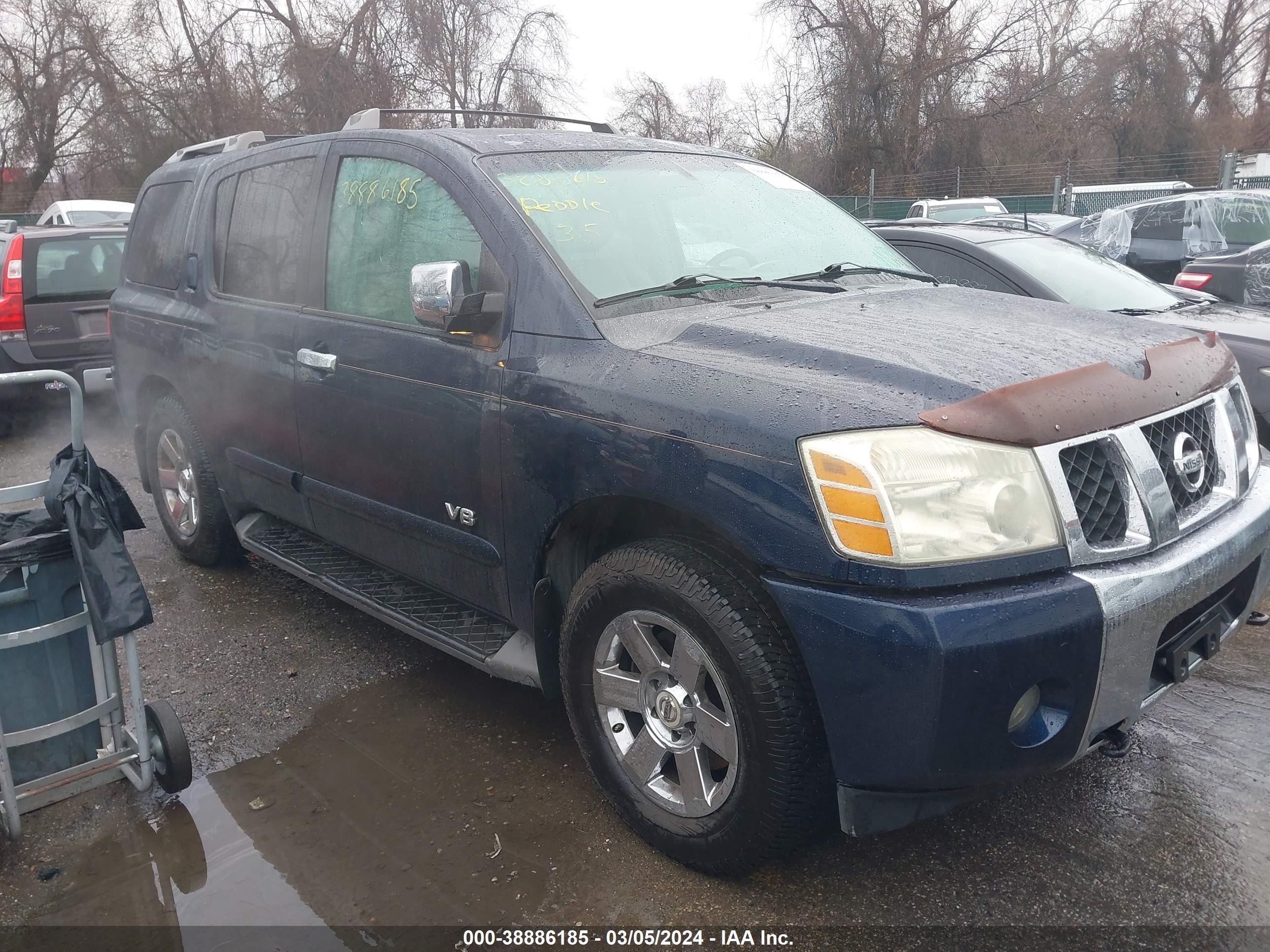 NISSAN ARMADA 2007 5n1aa08c97n707607