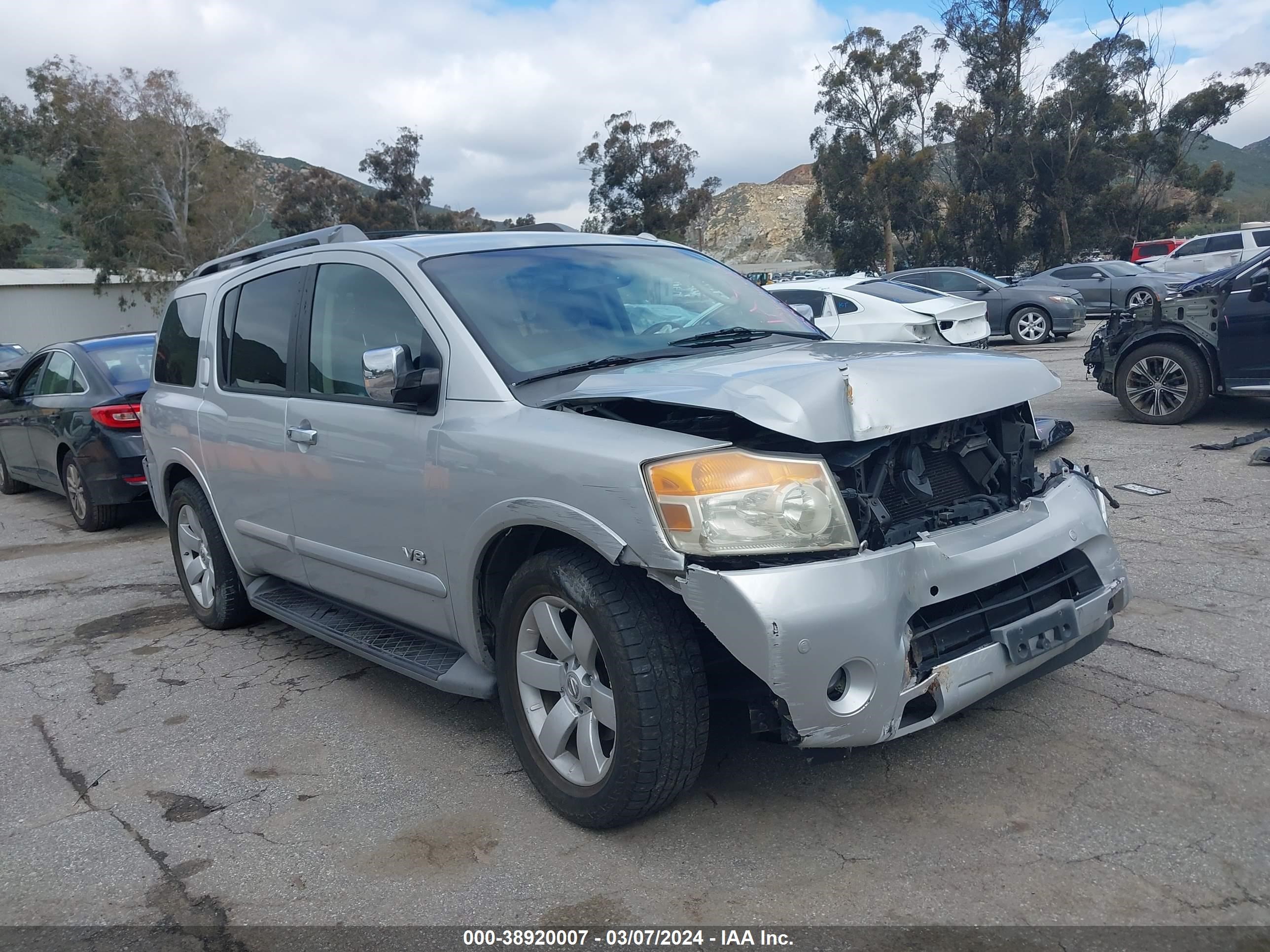 NISSAN ARMADA 2008 5n1aa08d18n602599