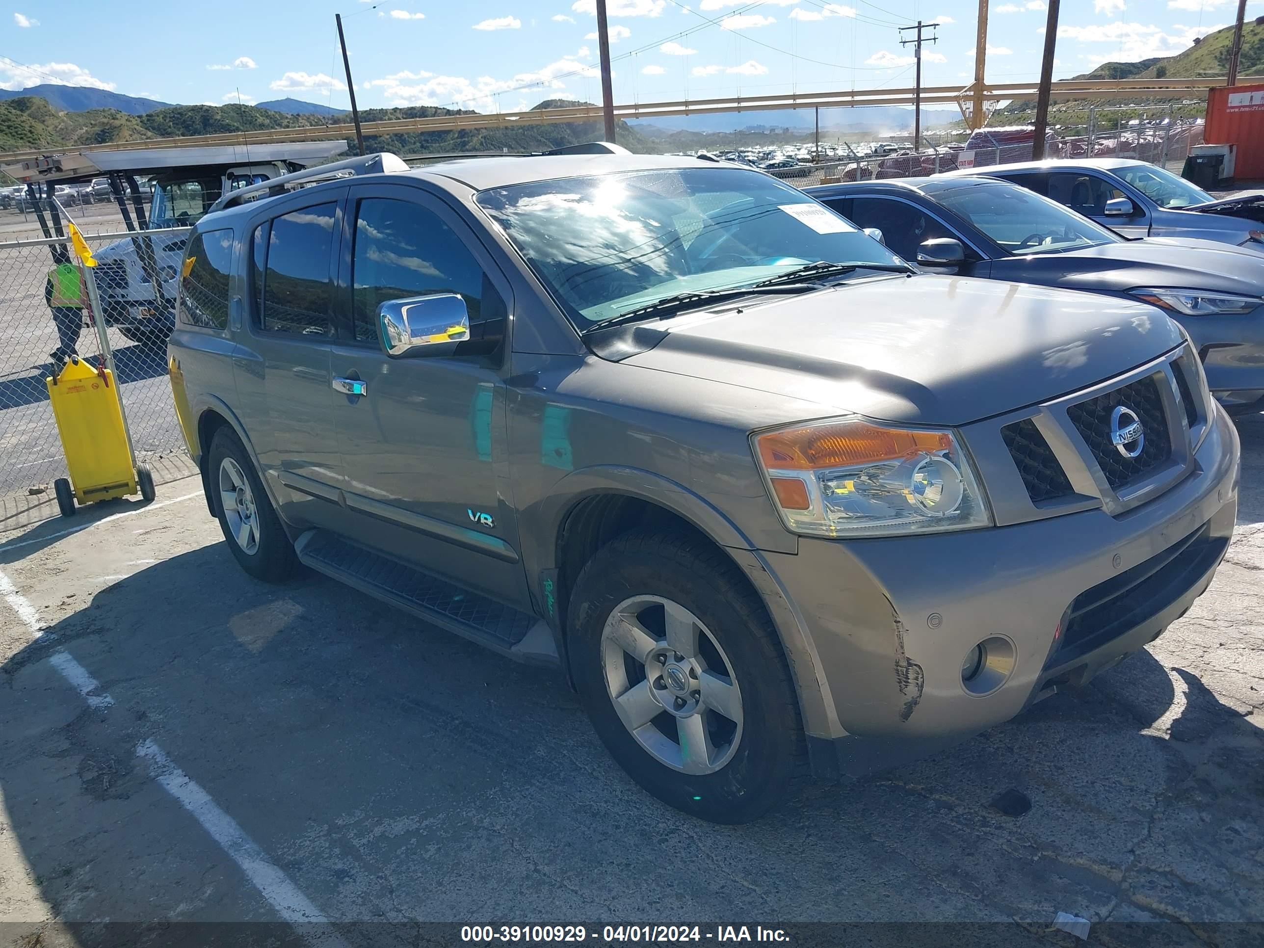 NISSAN ARMADA 2008 5n1aa08d18n616745