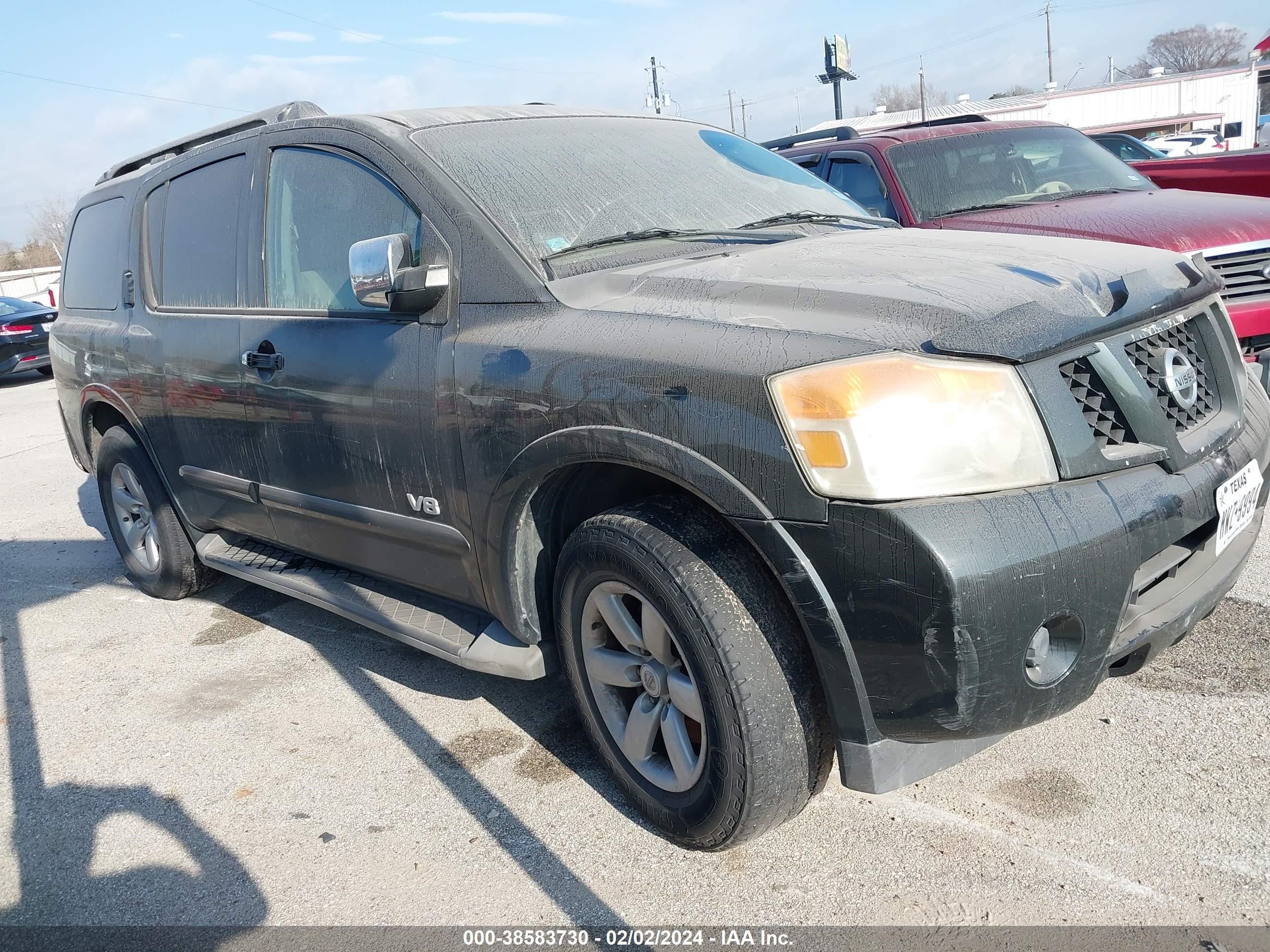 NISSAN ARMADA 2008 5n1aa08d58n607661