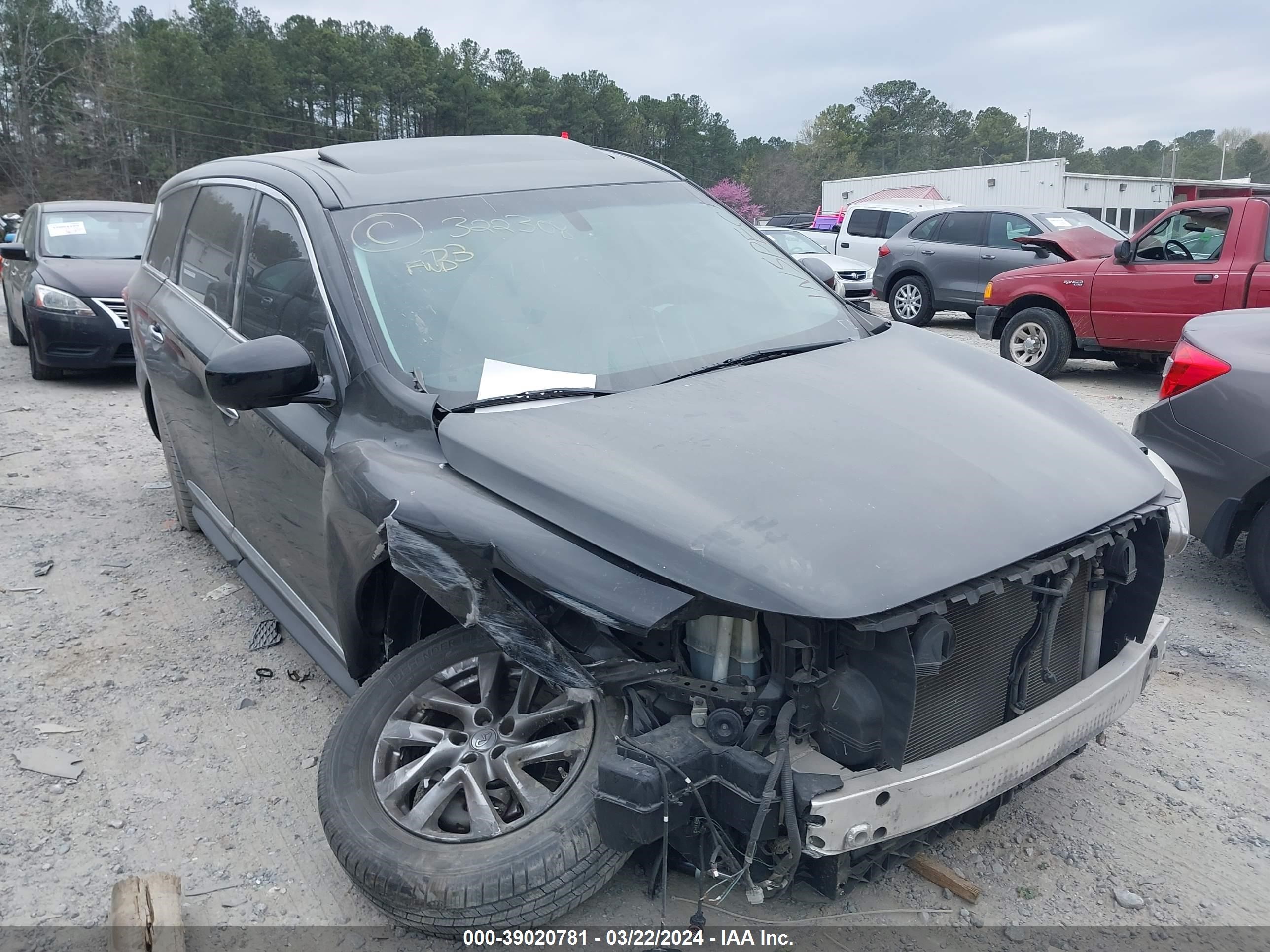 INFINITI JX 2013 5n1al0mm2dc322308