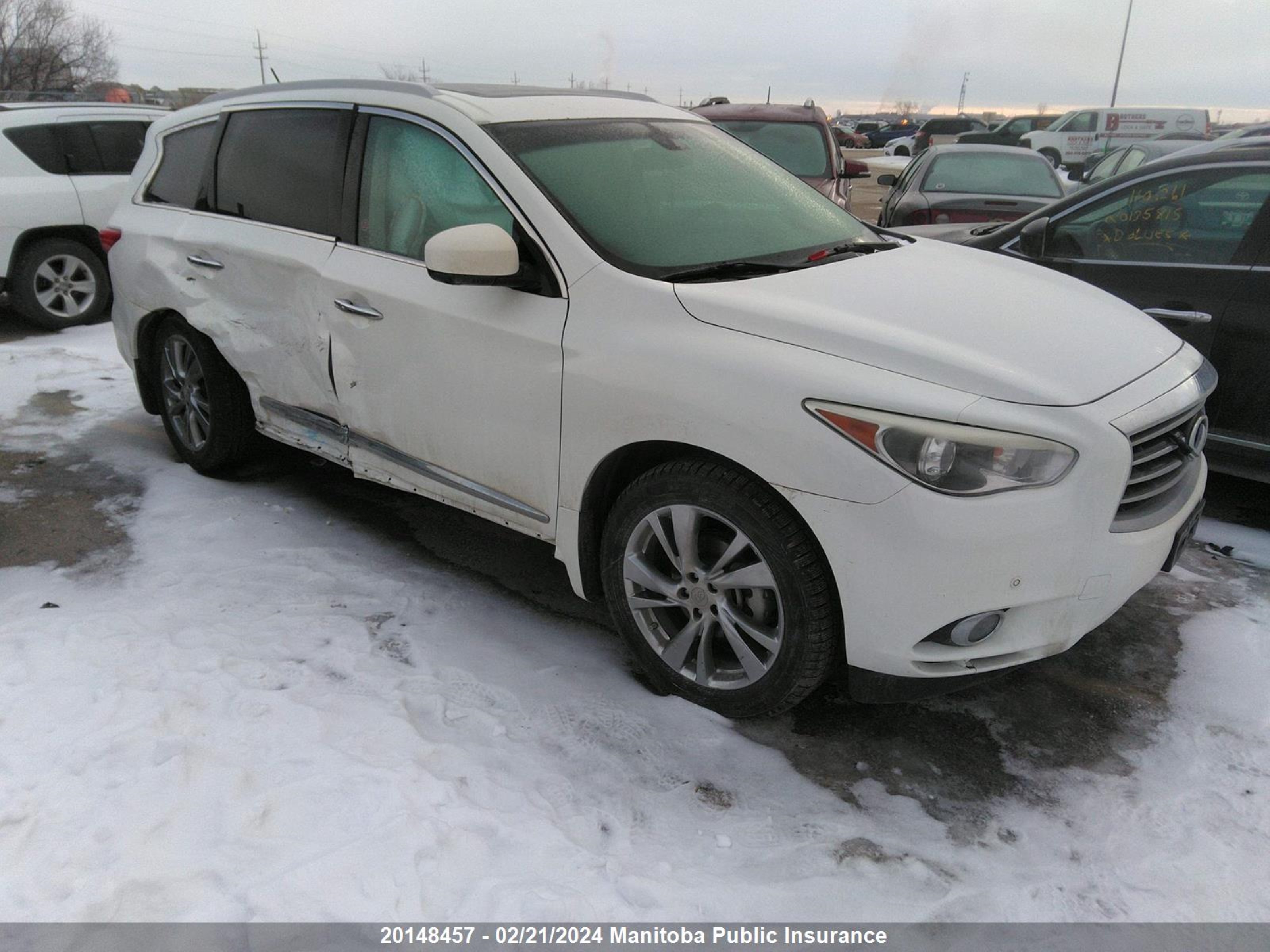 INFINITI JX 2013 5n1al0mm2dc343272