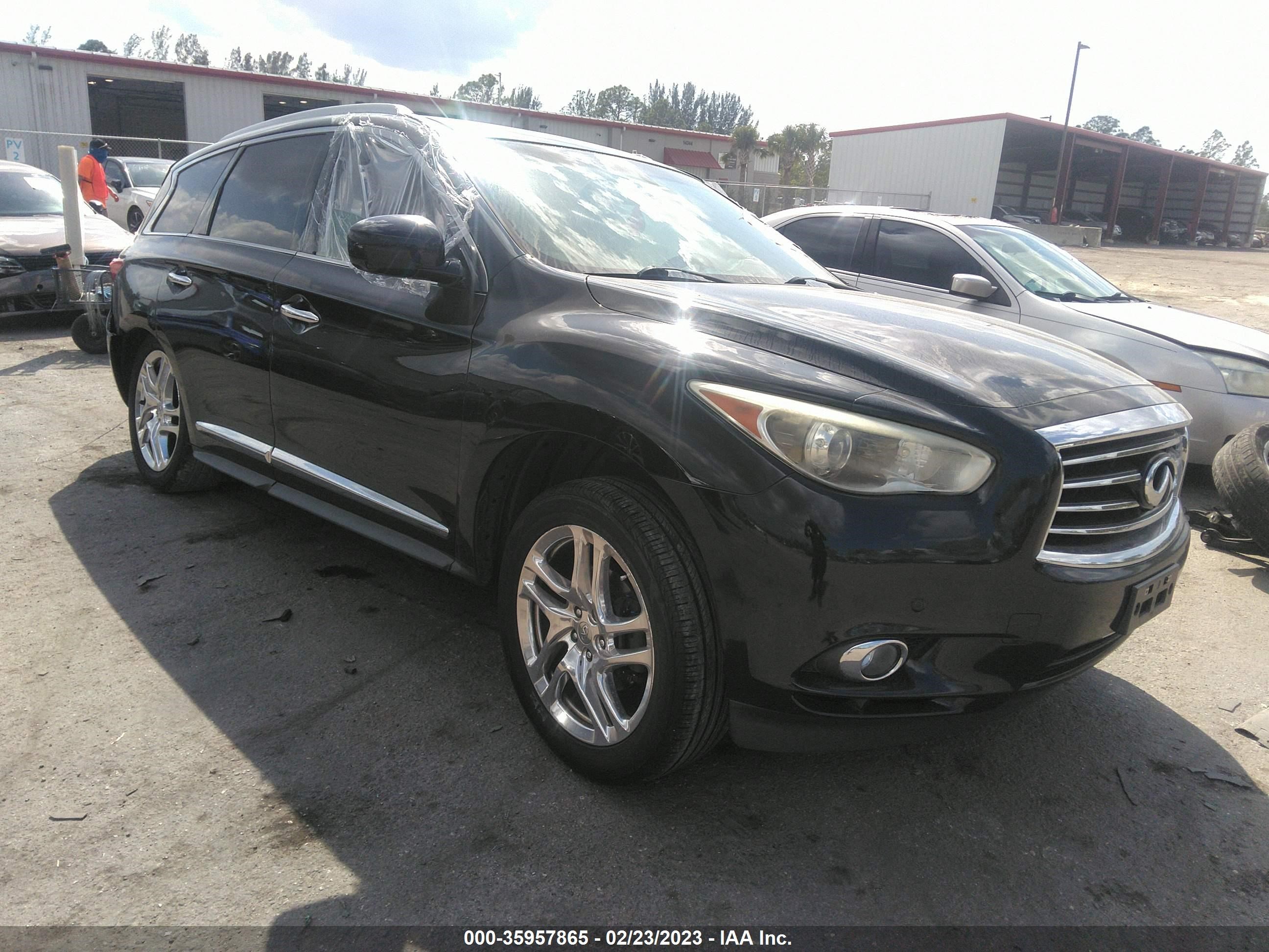 INFINITI JX 2013 5n1al0mm7dc301048