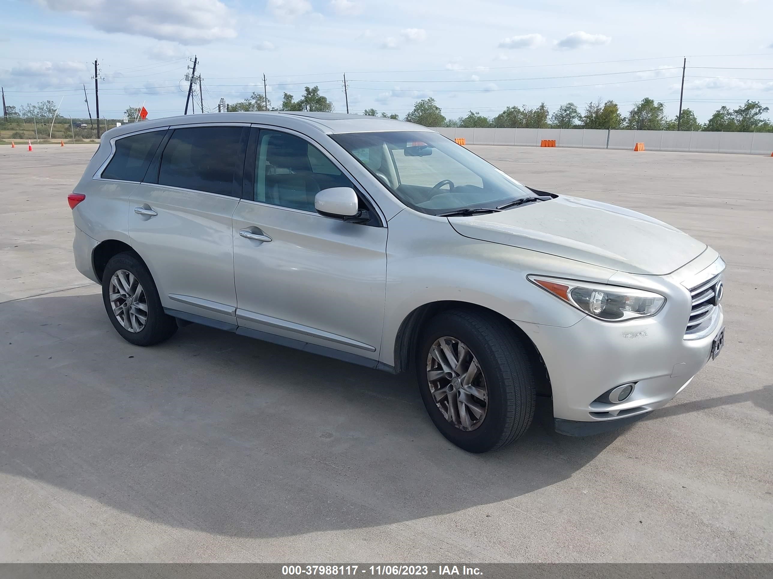 INFINITI JX 2013 5n1al0mn0dc302325