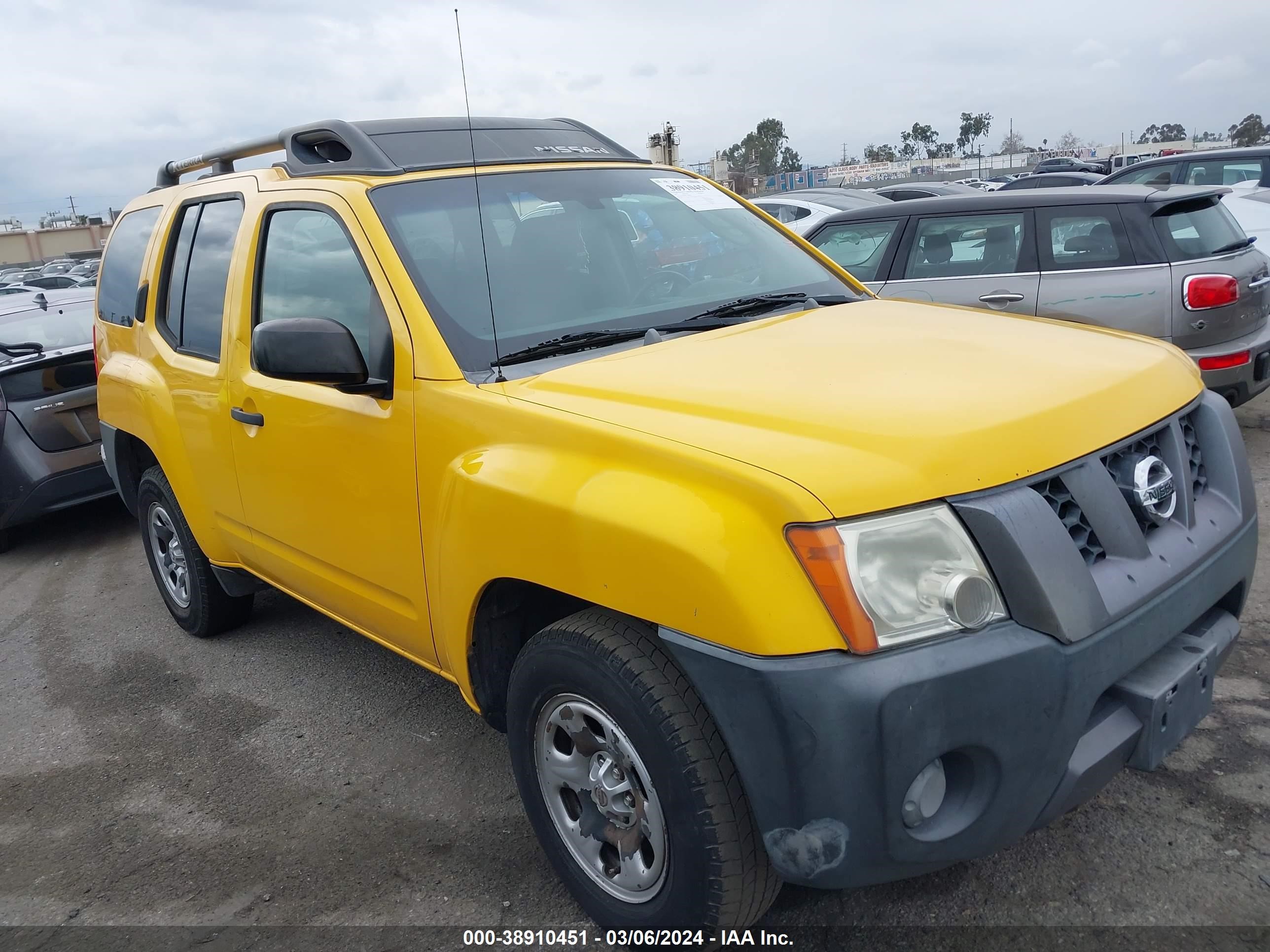 NISSAN XTERRA 2007 5n1an08u87c540438