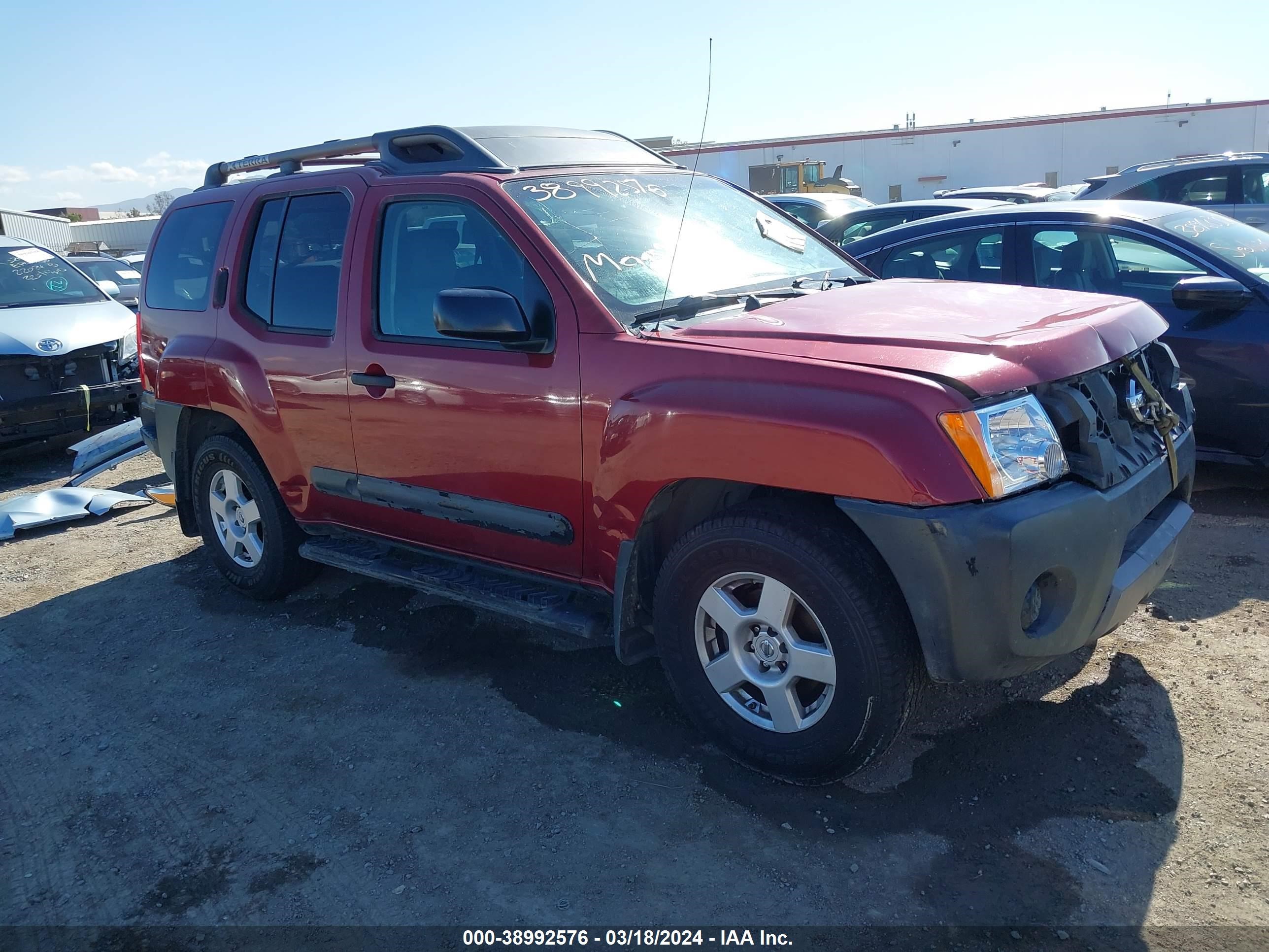 NISSAN XTERRA 2007 5n1an08ux7c529909