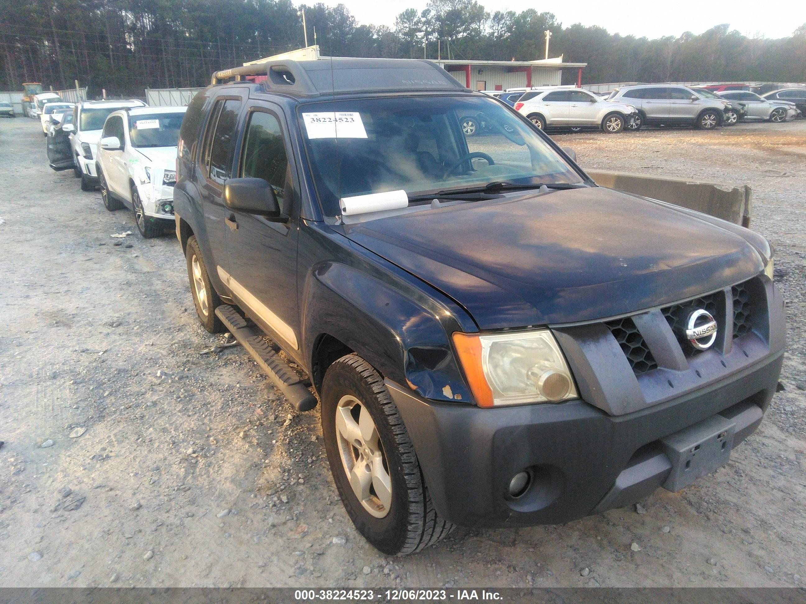 NISSAN XTERRA 2007 5n1an08ux7c532728